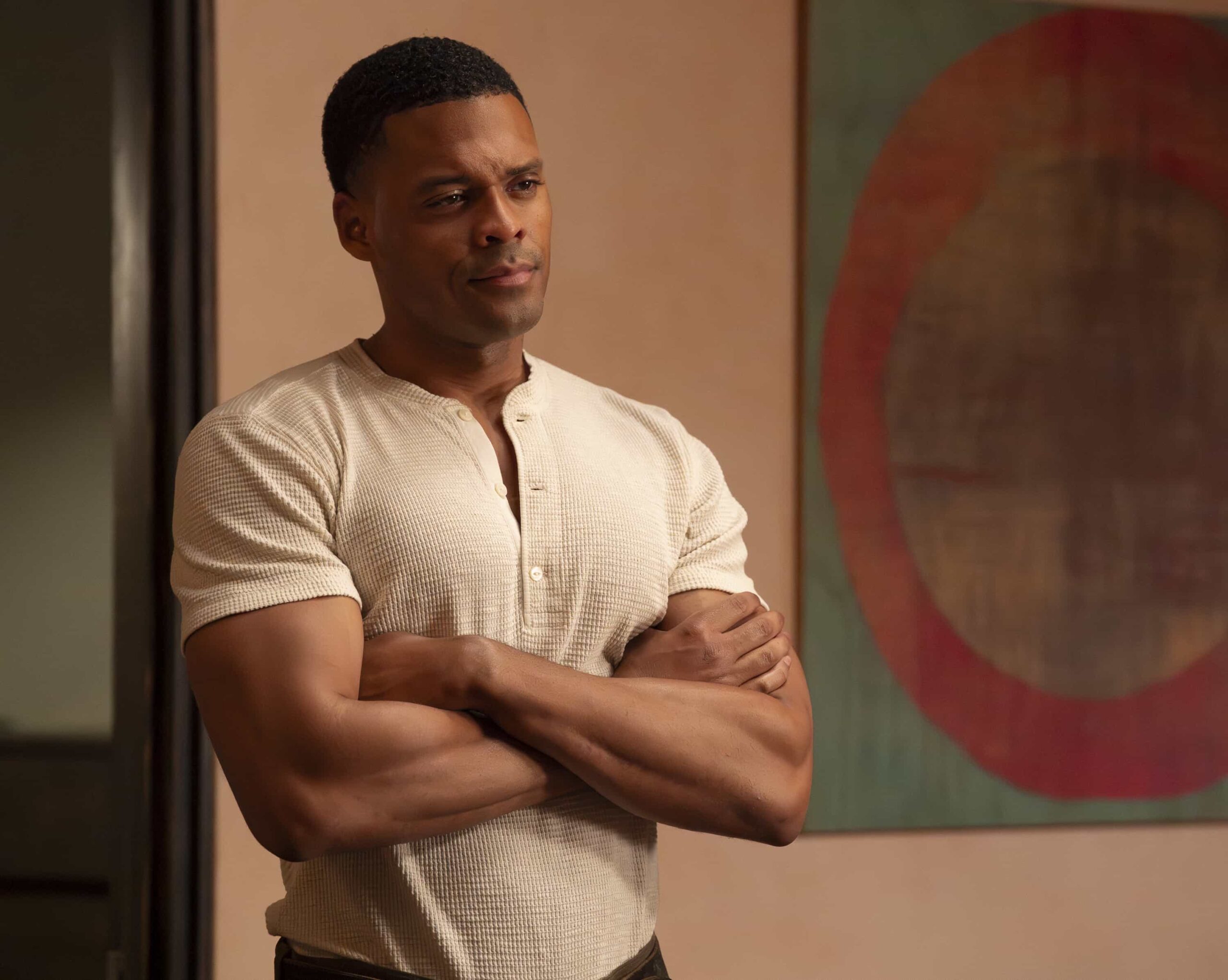 The Rookie season 8 episode 3 - “The Red Place” - Nolan makes a quiet arrest, and Lucy and Celina race to rescue a kidnapping victim. Meanwhile, Harper and Lopez help outsmart a killer, and Miles visits a familiar face. TUESDAY, JAN. 20 (10:00-11:00 p.m. EST) on ABC. (Disney/Mike Taing) 
DERIC AUGUSTINE