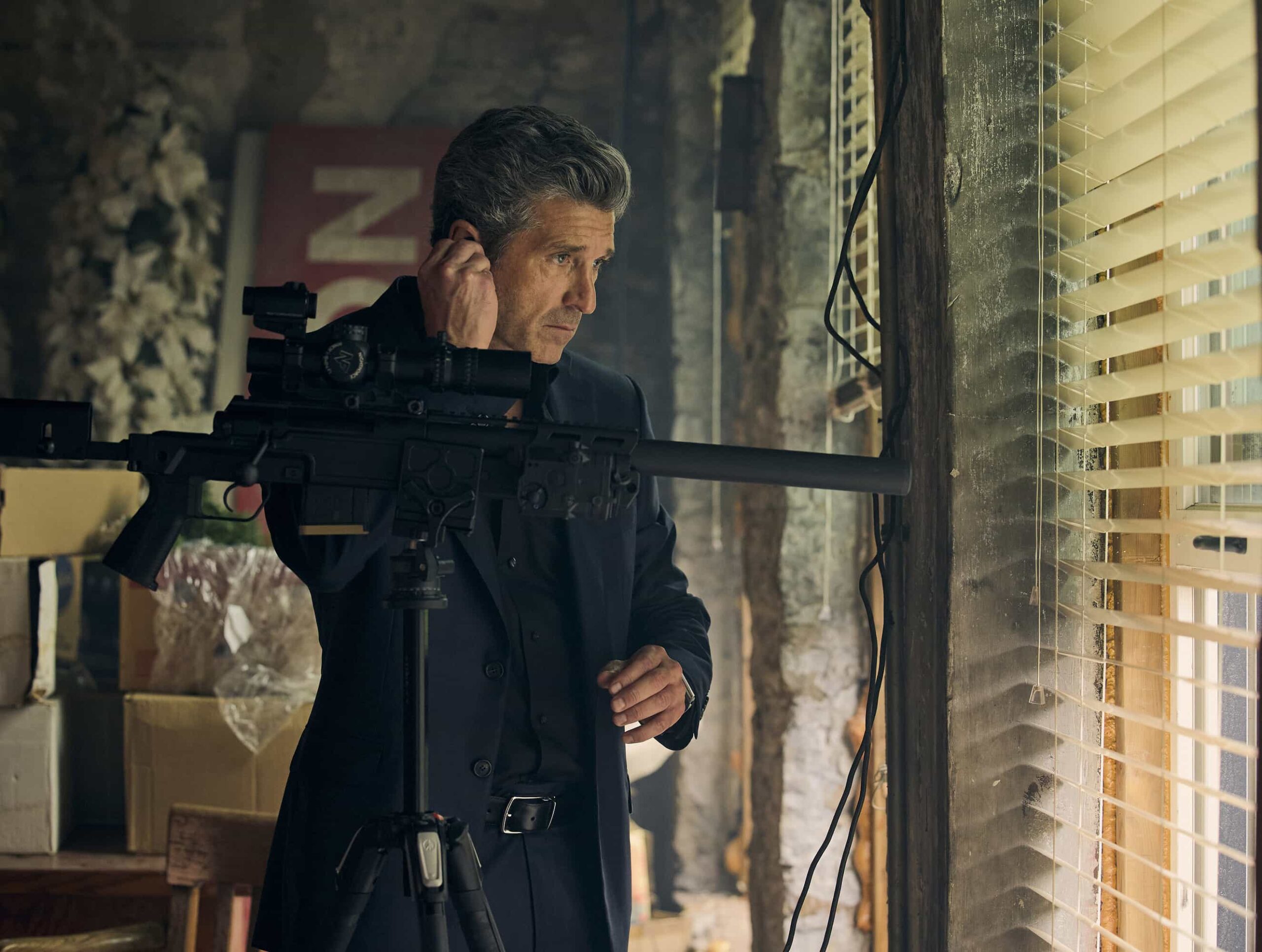 MEMORY OF A KILLER: Patrick Dempsey in the special two-night premiere event beginning Sunday, Jan. 25 (10:00-11:10 PM ET / Live to All Time Zones) immediately following the NFC Championship Game (6:00-10:00 PM ET / Live to All Time Zones). © 2026 Fox Media LLC. CR: Jan Thijs/FOX.