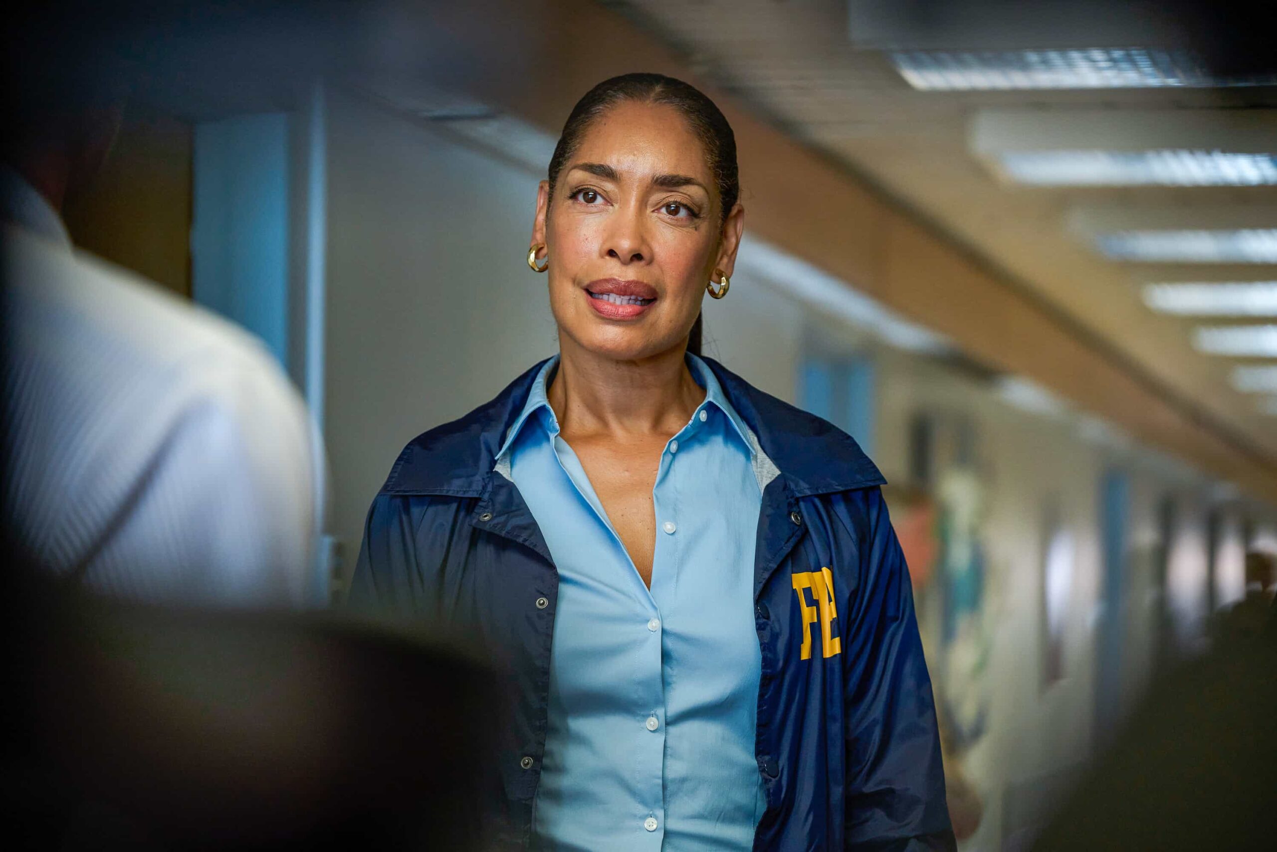MEMORY OF A KILLER Season 1 Episode 2 photo : Gina Torres in the "Ferryman" episode of MEMORY OF A KILLER airing Monday, Jan. 26 (9:00-10:00 PM ET/PT). © 2026 Fox Media LLC. CR: Christos Kalohoridis/FOX.