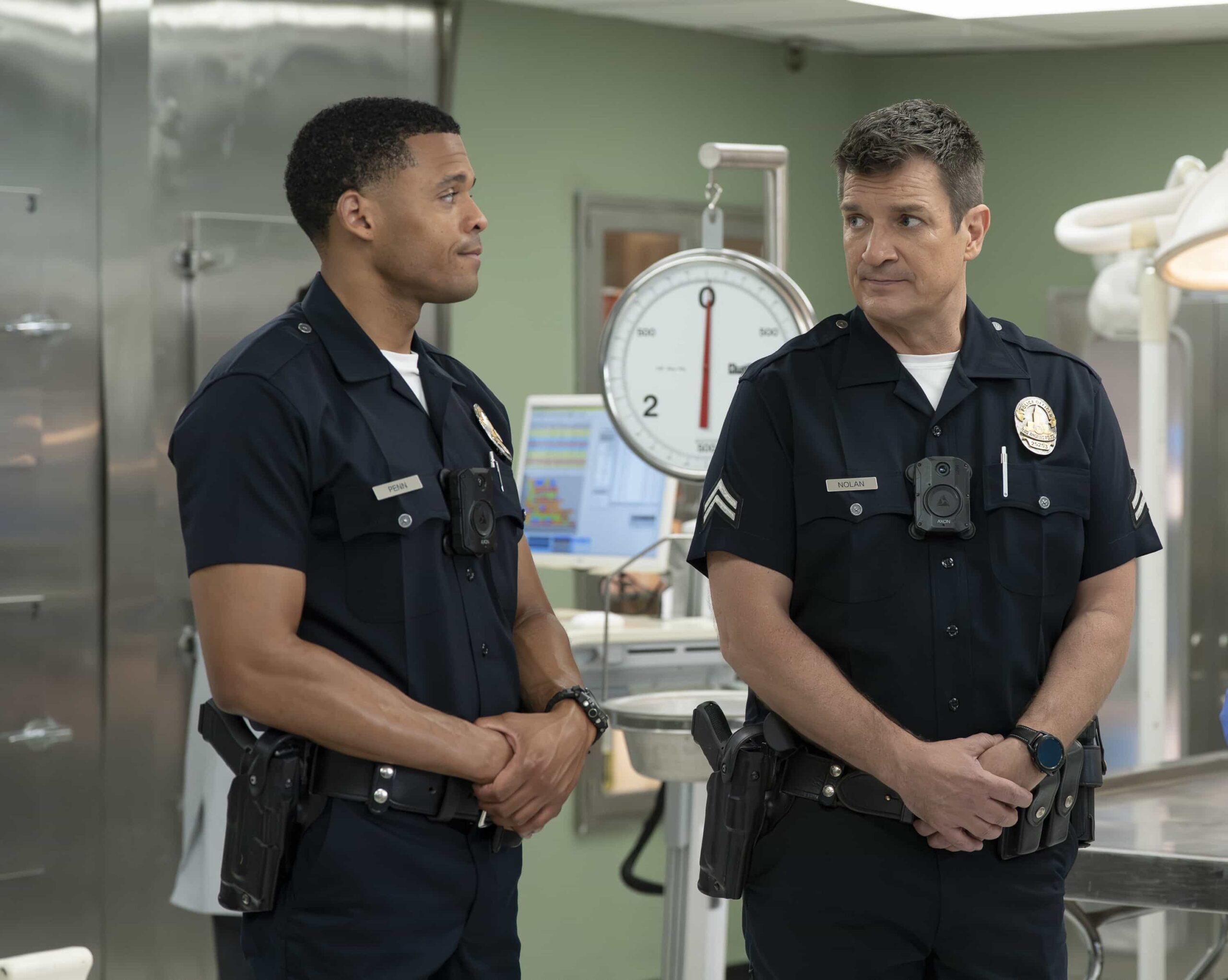 The Rookie Season 8 Episode 4 DERIC AUGUSTINE, NATHAN FILLION