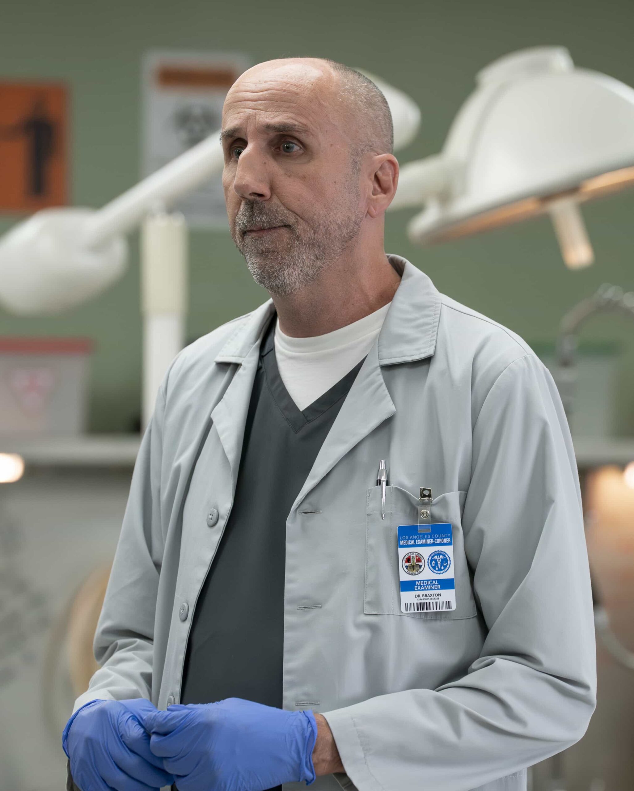 THE ROOKIE season 8 episode 4 - “Cut and Run” - While out in the city, Nolan and Bailey witness a murder in public and immediately spring into action in the hopes of finding the person responsible. Meanwhile, Angela and Wesley have a big life decision that may affect their future. MONDAY, JAN. 26 (10:00-11:00 p.m. EST) on ABC. (Disney/Mike Taing) 
ROBERT CLENDENIN