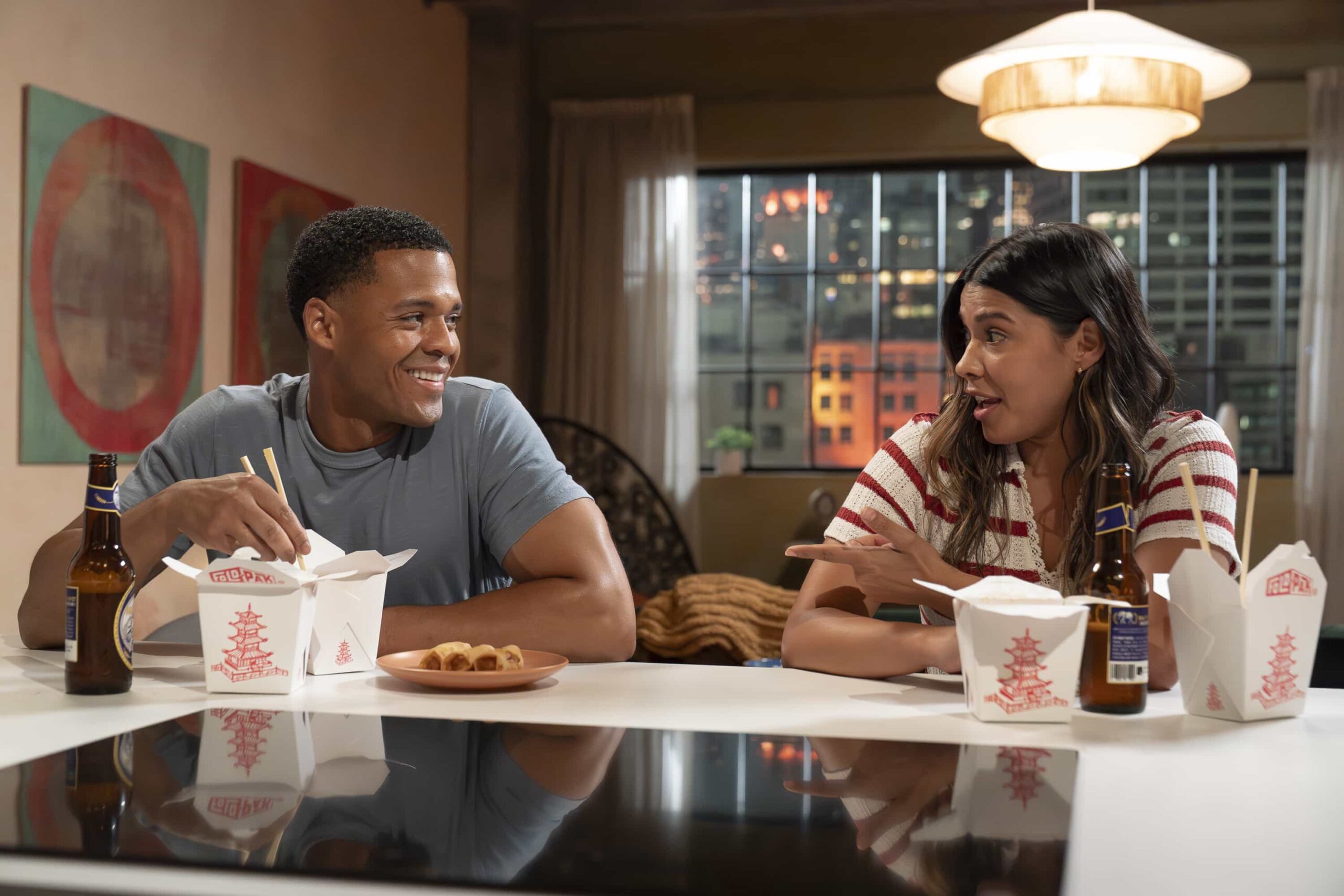 THE ROOKIE - “Cut and Run” - While out in the city, Nolan and Bailey witness a murder in public and immediately spring into action in the hopes of finding the person responsible. Meanwhile, Angela and Wesley have a big life decision that may affect their future. MONDAY, JAN. 26 (10:00-11:00 p.m. EST) on ABC. (Disney/Mike Taing) 
DERIC AUGUSTINE, LISSETH CHAVEZ