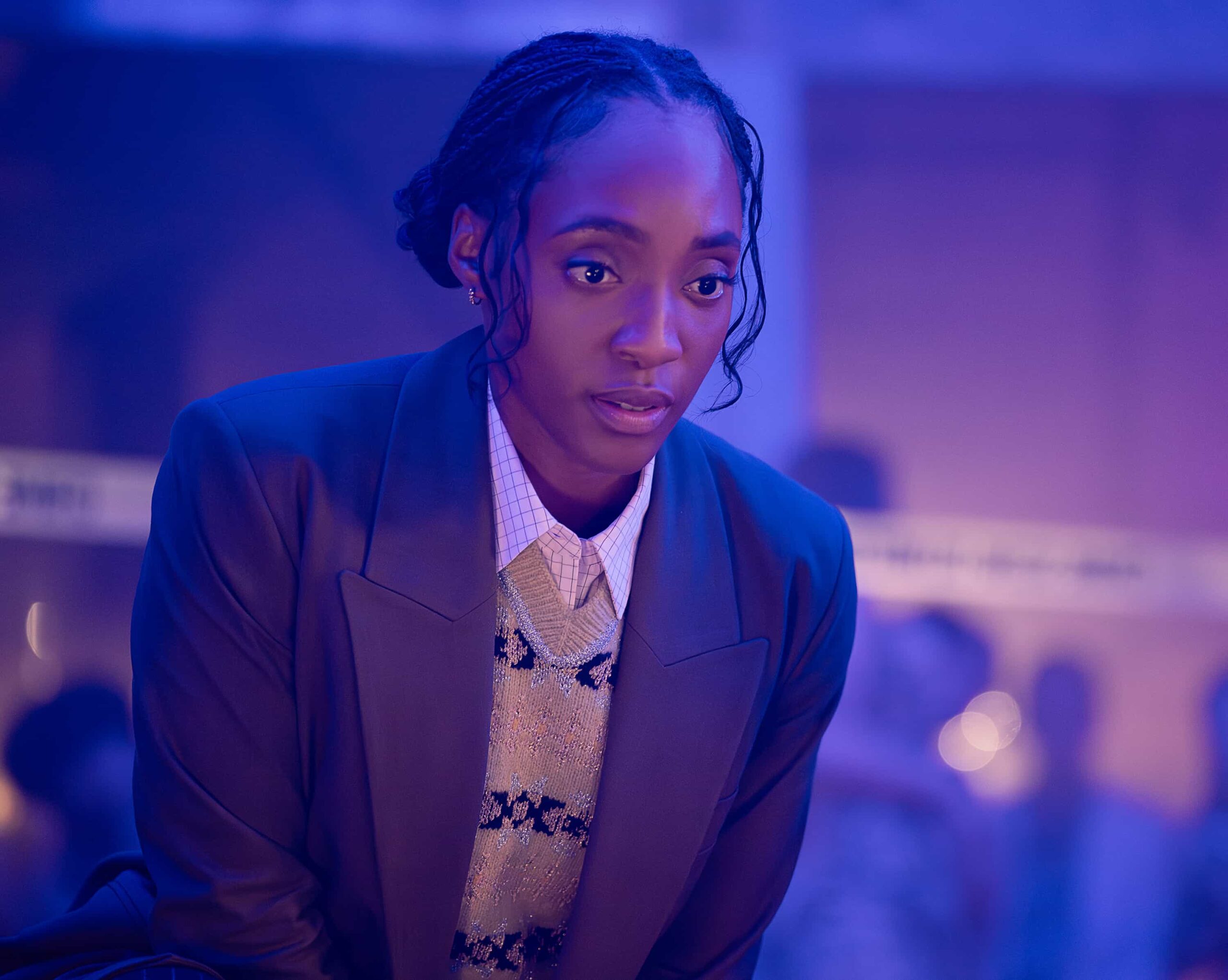 WILL TRENT Season 4 Episode 4 promo - “The Man From Nowhere” - When a dancer is murdered at the Atlanta World Salsa Championships, Will and Faith navigate the competition to uncover the truth. Meanwhile, Angie, Ormewood and Franklin scramble to manage college interns digging into a 15-year-old cold case. TUESDAY, JAN. 27 (8:00-9:00 p.m. EST) on ABC. (Disney/Daniel Delgado Jr.) 
IANTHA RICHARDSON