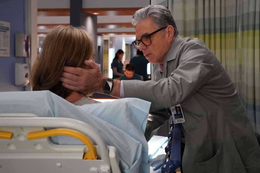 CHICAGO MED Season 11 Episode 11 photo -- "Our So Called Lives" Episode 1111 -- Pictured: Oliver Platt as Dr. Daniel Charles -- (Photo by: Elizabeth Sisson/NBC)
