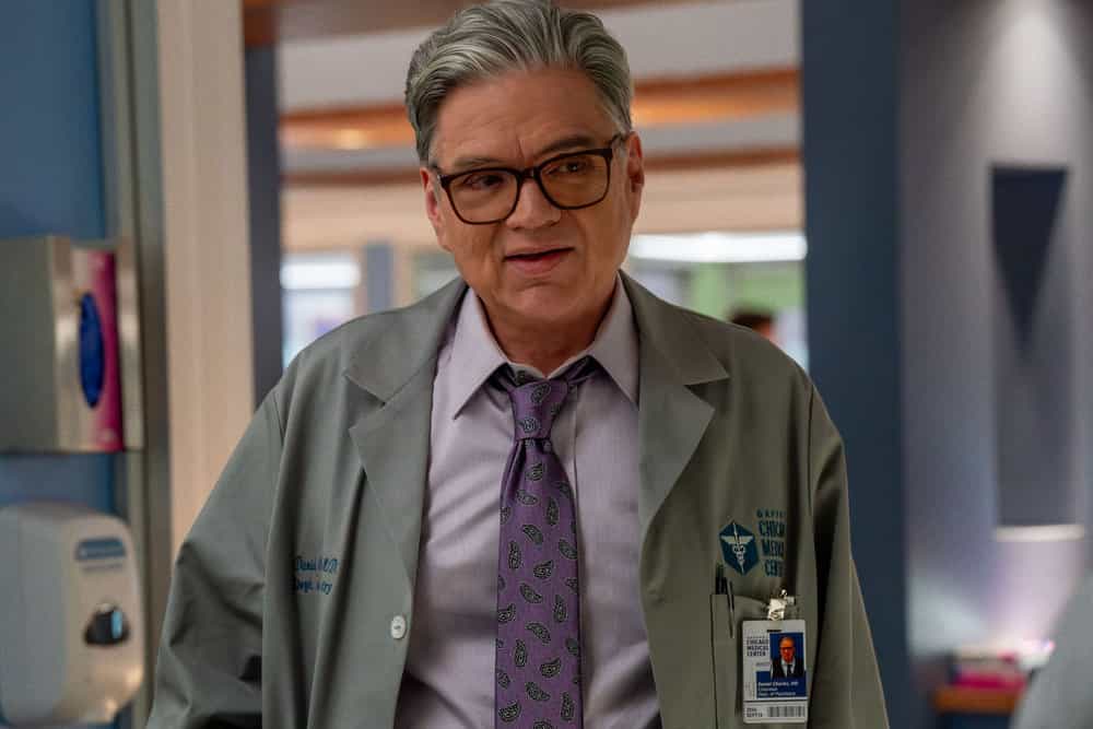 CHICAGO MED -- "Our So Called Lives" Episode 1111 -- Pictured: Oliver Platt as Dr. Daniel Charles -- (Photo by: Elizabeth Sisson/NBC)