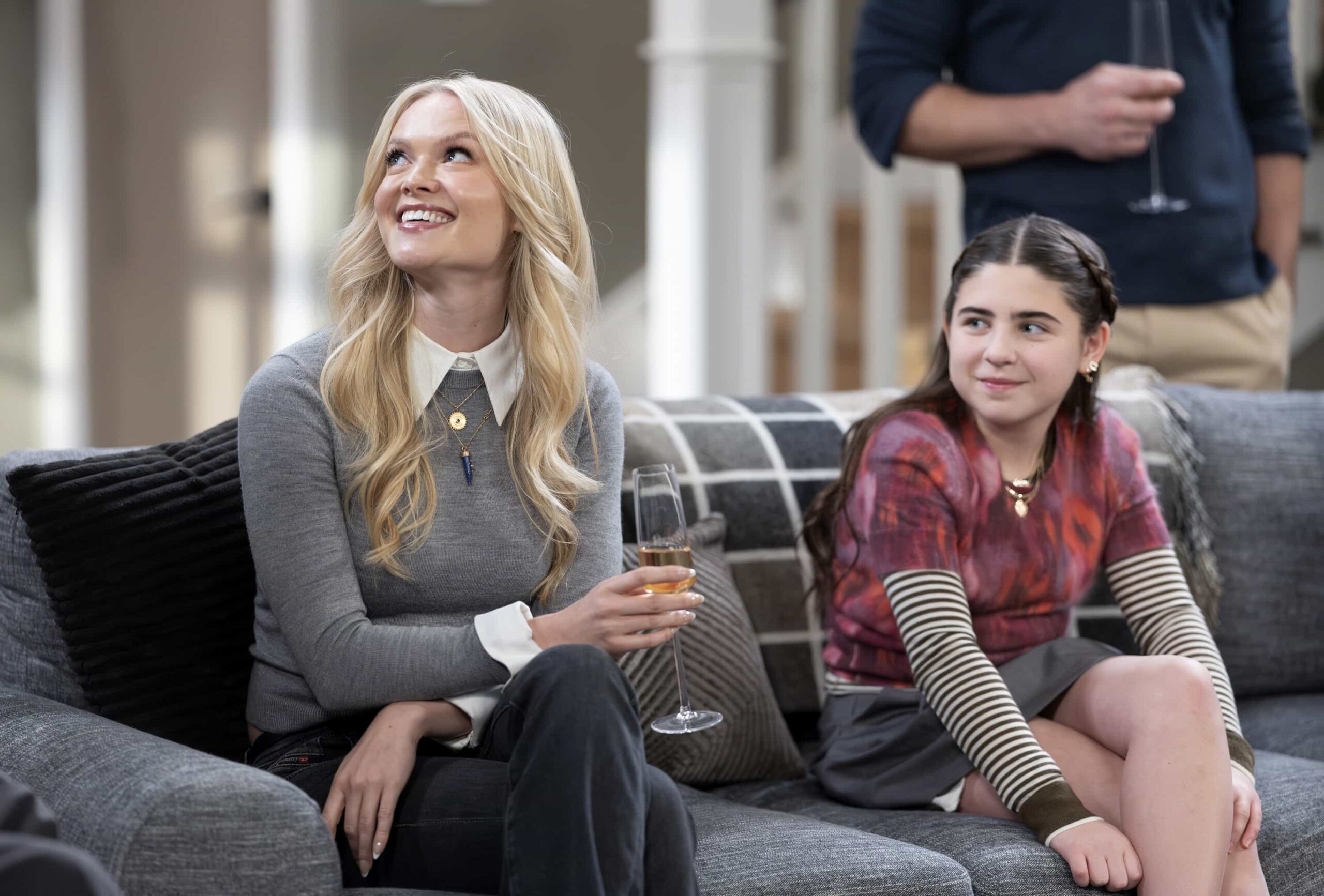 SHIFTING GEARS Season 2 Episode 12 - “Uncle Sam” - Matt is thrilled to show off his military-hero son Sam, but a shift in Sam’s career could finally give Riley a chance to be the golden child. Meanwhile, Andy’s singing hits all the wrong notes for Riley. Jesse Williams and Luke Macfarlane guest star. WEDNESDAY, JAN. 28 (8:00-8:30 p.m. EST) on ABC. (Disney/Raymond Liu) 
CARSON FAGERBAKKE, BARRETT MARGOLIS