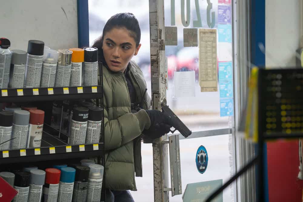 CHICAGO P.D. -- "On the Way" Episode 1311 -- Pictured: Arienne Mandi as Eva Imani -- (Photo by: Elizabeth Sisson/NBC)