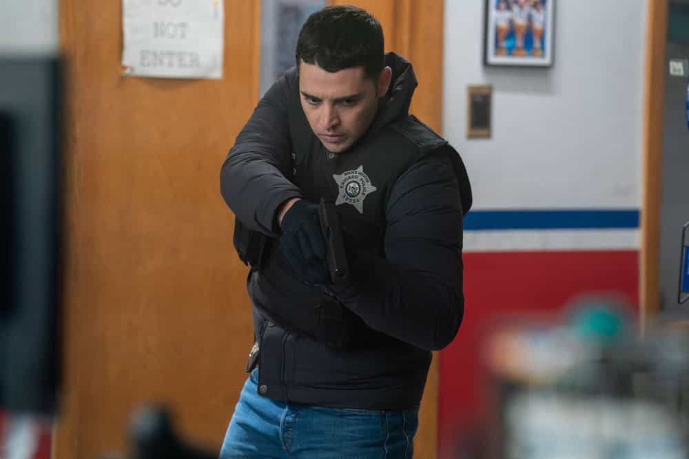 CHICAGO P.D. -- "On the Way" Episode 1311 -- Pictured: Benjamin Levy Aguilar as Dante Torres -- (Photo by: Elizabeth Sisson/NBC)