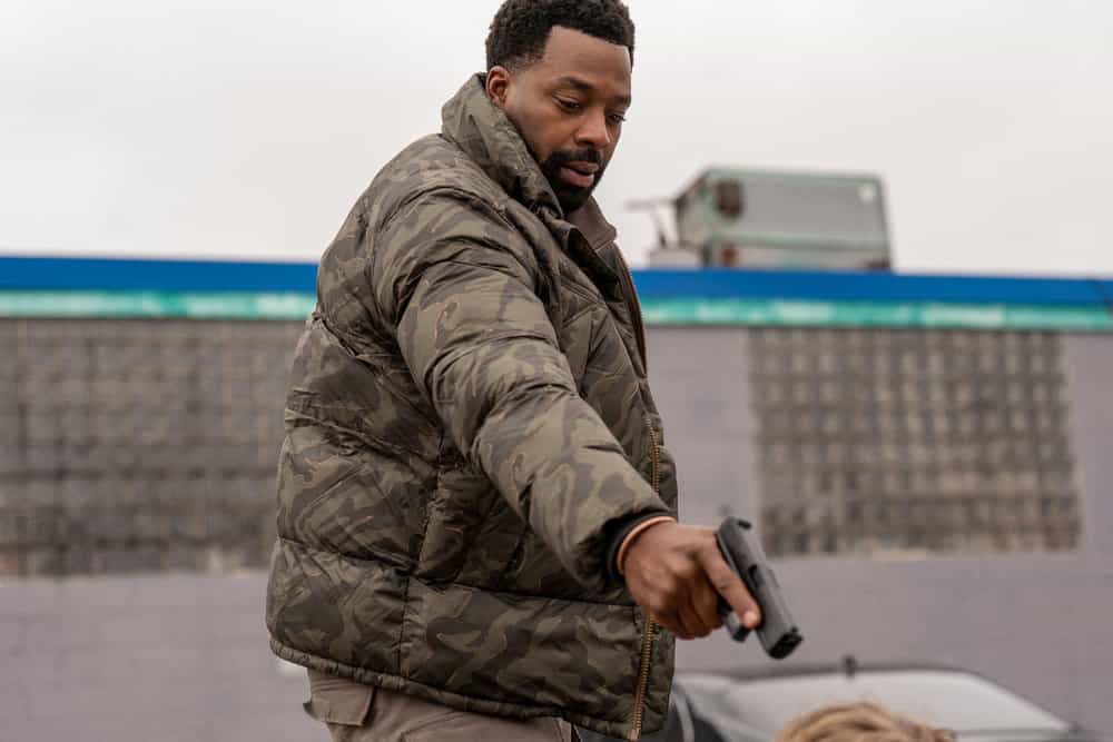 CHICAGO P.D. Season 13 Episode 11 photo -- "On the Way" Episode 1311 -- Pictured: LaRoyce Hawkins as Officer Kevin Atwater -- (Photo by: Elizabeth Sisson/NBC)