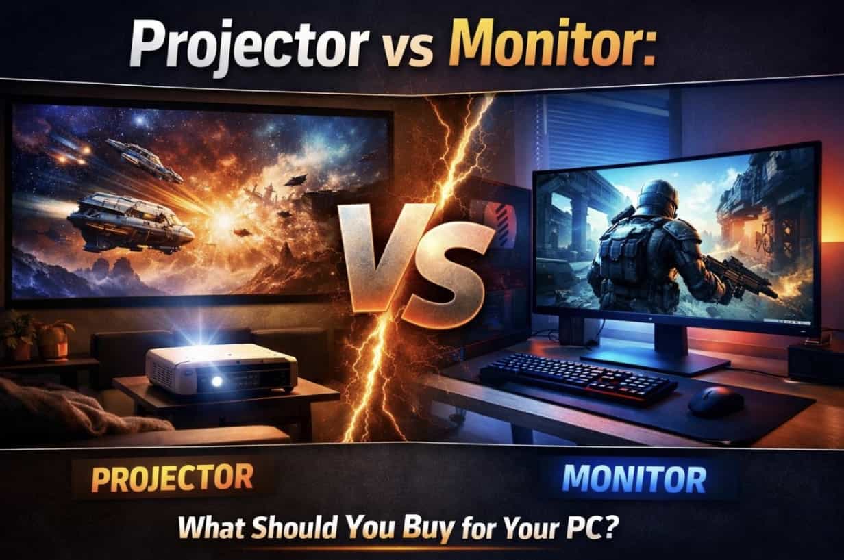 projector vs monitor