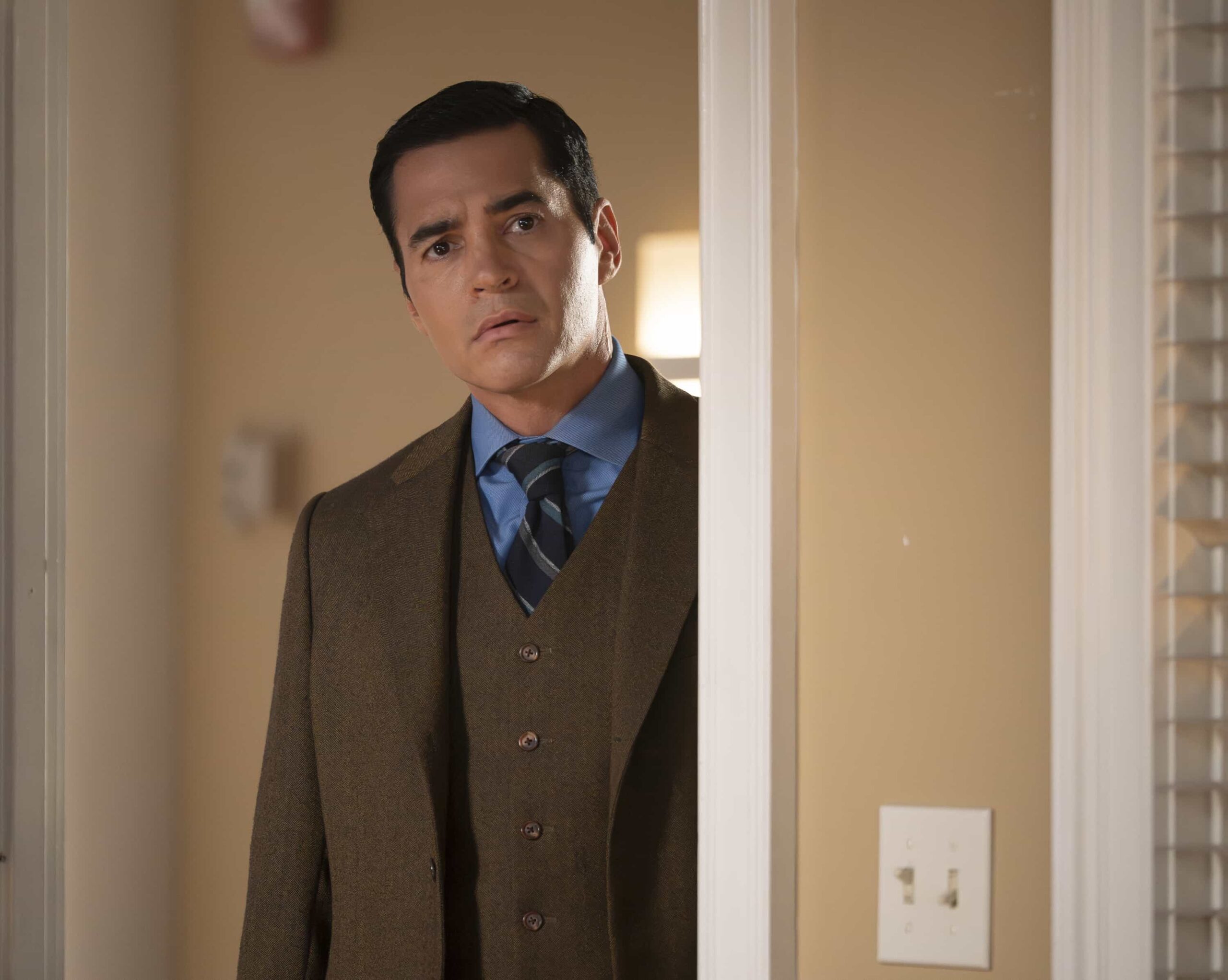 WILL TRENT Season 4 Episode 5 - “Nice to Meet You, Malcolm” - As Angie and Ormewood track animal-masked thieves across a string of multimillion-dollar heists, Will and Faith investigate the murder of a high-end matchmaking mogul. Meanwhile, Faith meets a mysterious man who is more than he seems. TUESDAY, FEB. 3 (8:00-9:00 p.m. EST) on ABC. (Disney/Daniel Delgado Jr.) 
RAMÓN RODRIGUEZ