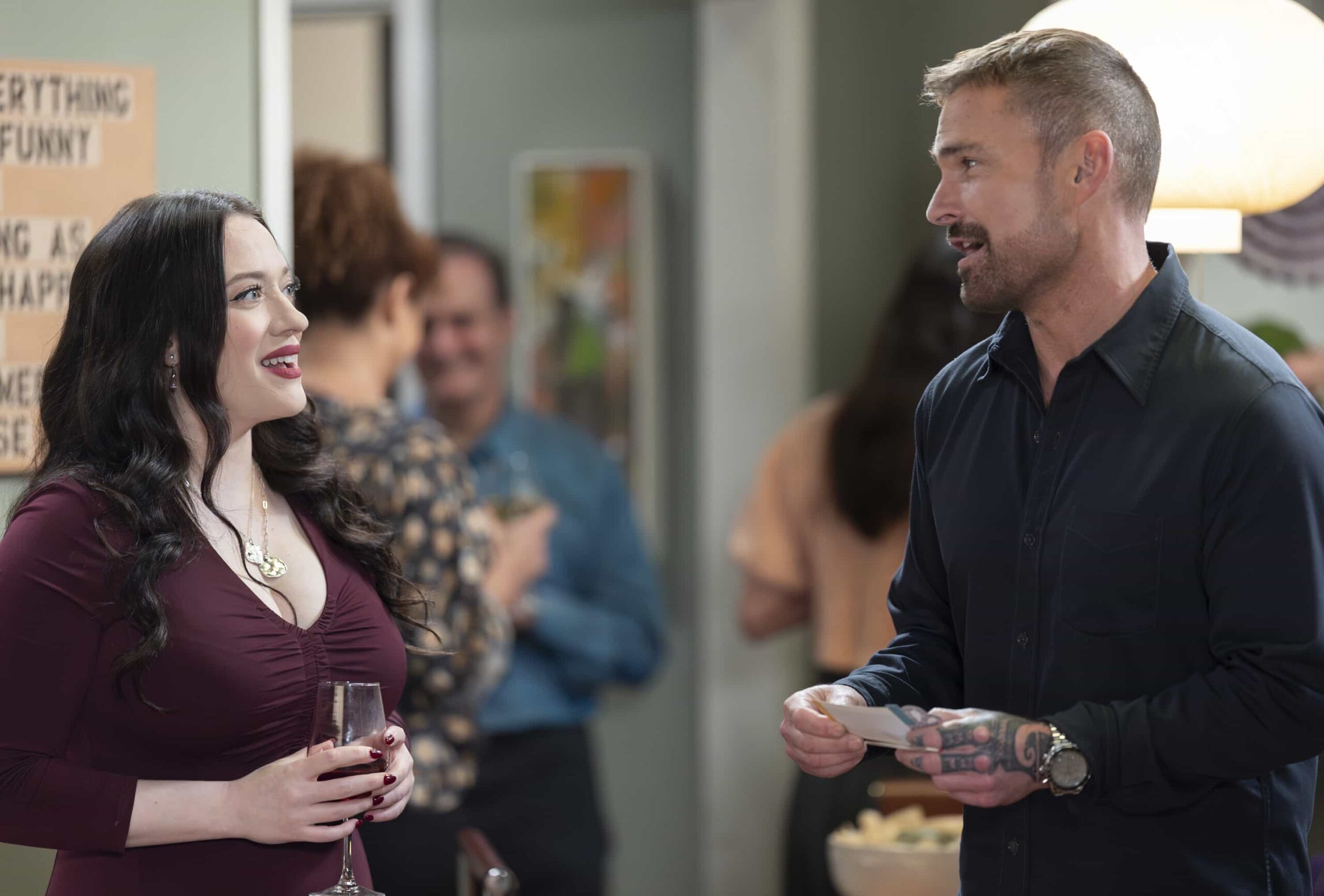 SHIFTING GEARS - “Surprise” - Matt revs his love life back up only to find the road rockier than expected. Meanwhile, a chance romantic moment has Riley and Gabe questioning the nature of their relationship. Jenna Elfman, Jesse Williams, Angela Kinsey and Mookie Betts guest star. WEDNESDAY, FEB. 4 (8:00-8:30 p.m. EST) on ABC. (Disney/Raymond Liu) 
KAT DENNINGS, SEANN WILLIAM SCOTT