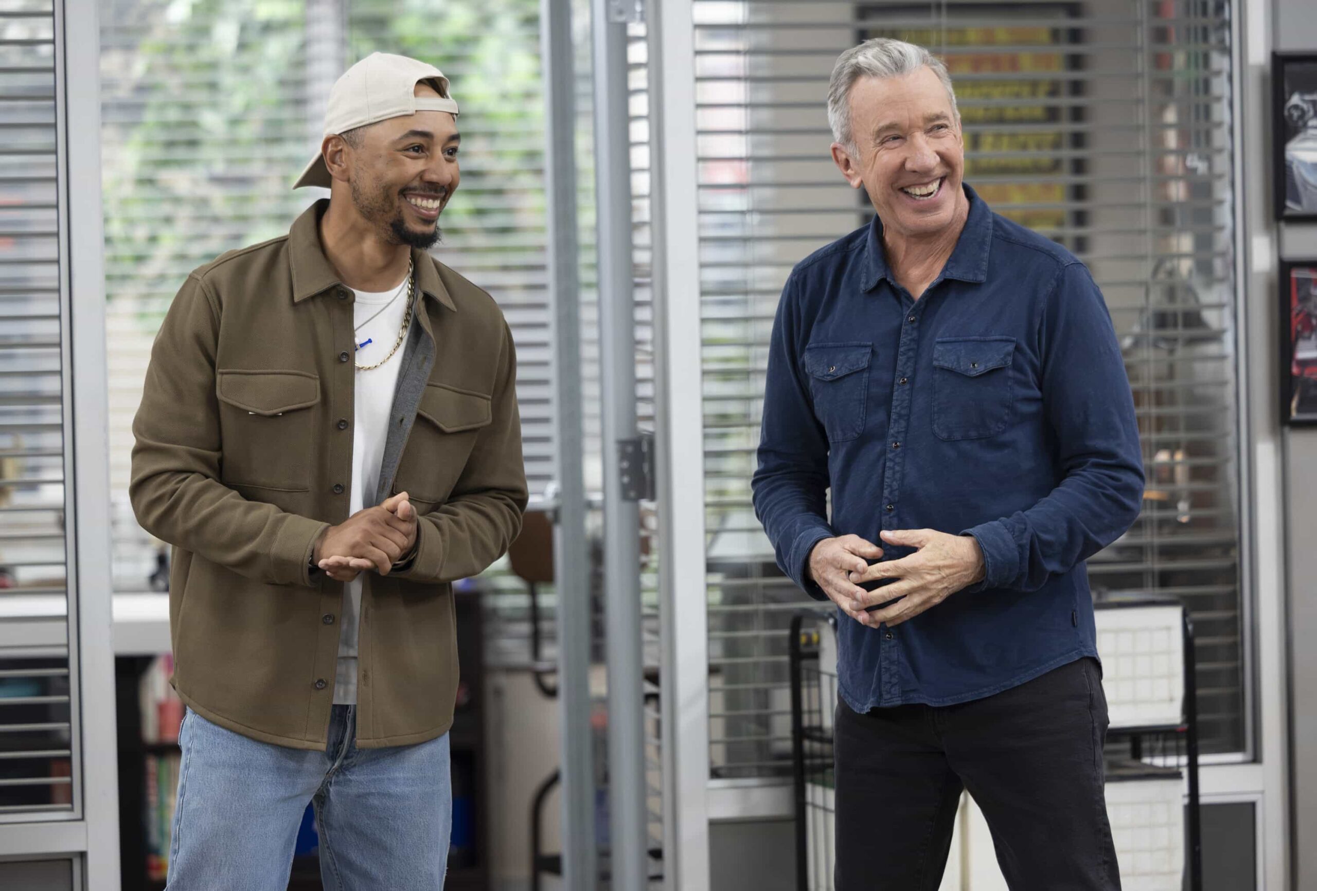 SHIFTING GEARS - “Surprise” - Matt revs his love life back up only to find the road rockier than expected. Meanwhile, a chance romantic moment has Riley and Gabe questioning the nature of their relationship. Jenna Elfman, Jesse Williams, Angela Kinsey and Mookie Betts guest star. WEDNESDAY, FEB. 4 (8:00-8:30 p.m. EST) on ABC. (Disney/Raymond Liu) 
MOOKIE BETTS, TIM ALLEN