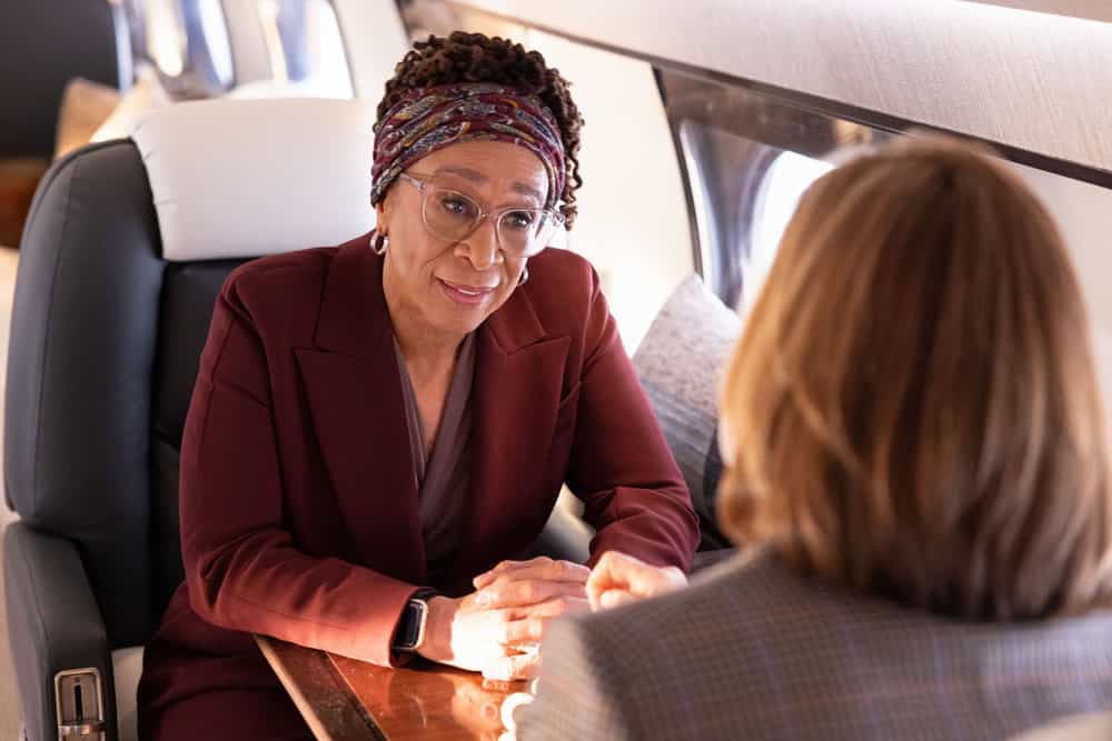 CHICAGO MED Season 11 Episode 12 Still -- "Spill Your Guts" Episode 1112 -- Pictured: S. Epatha Merkerson as Sharon Goodwin -- (Photo by: George Burns Jr/NBC)