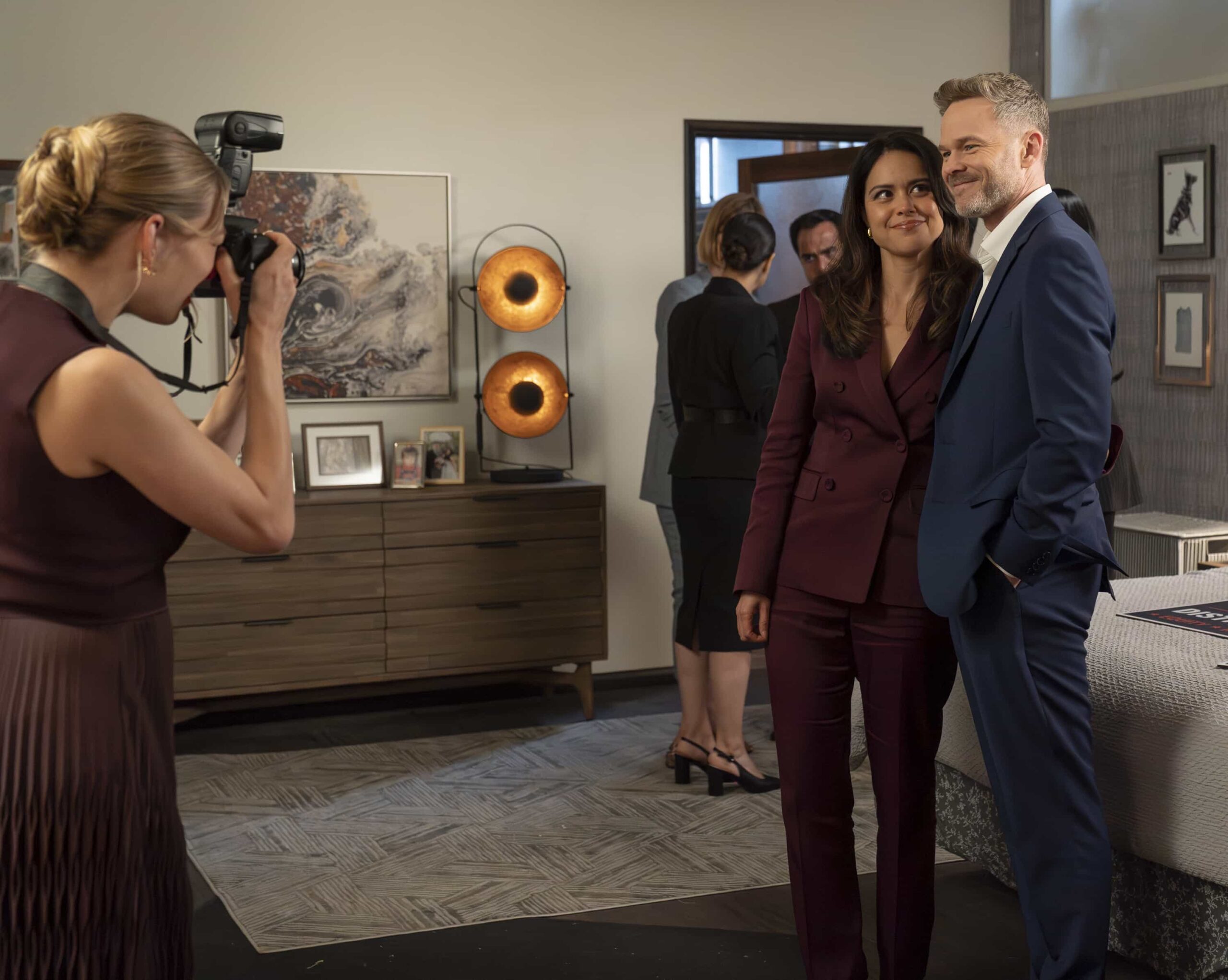 THE ROOKIE - ÒBurn 4 LoveÓ - ItÕs ValentineÕs Day, and the team is on the hunt for someone who is setting more than hearts on fire. Meanwhile, Celina thinks MilesÕ recent string of bad luck is the result of a curse, and sheÕs determined to break it. MONDAY, FEB. 9 (10:00-11:00 p.m. EST) on ABC. (Disney/Mike Taing) 
ALYSSA DIAZ, SHAWN ASHMORE