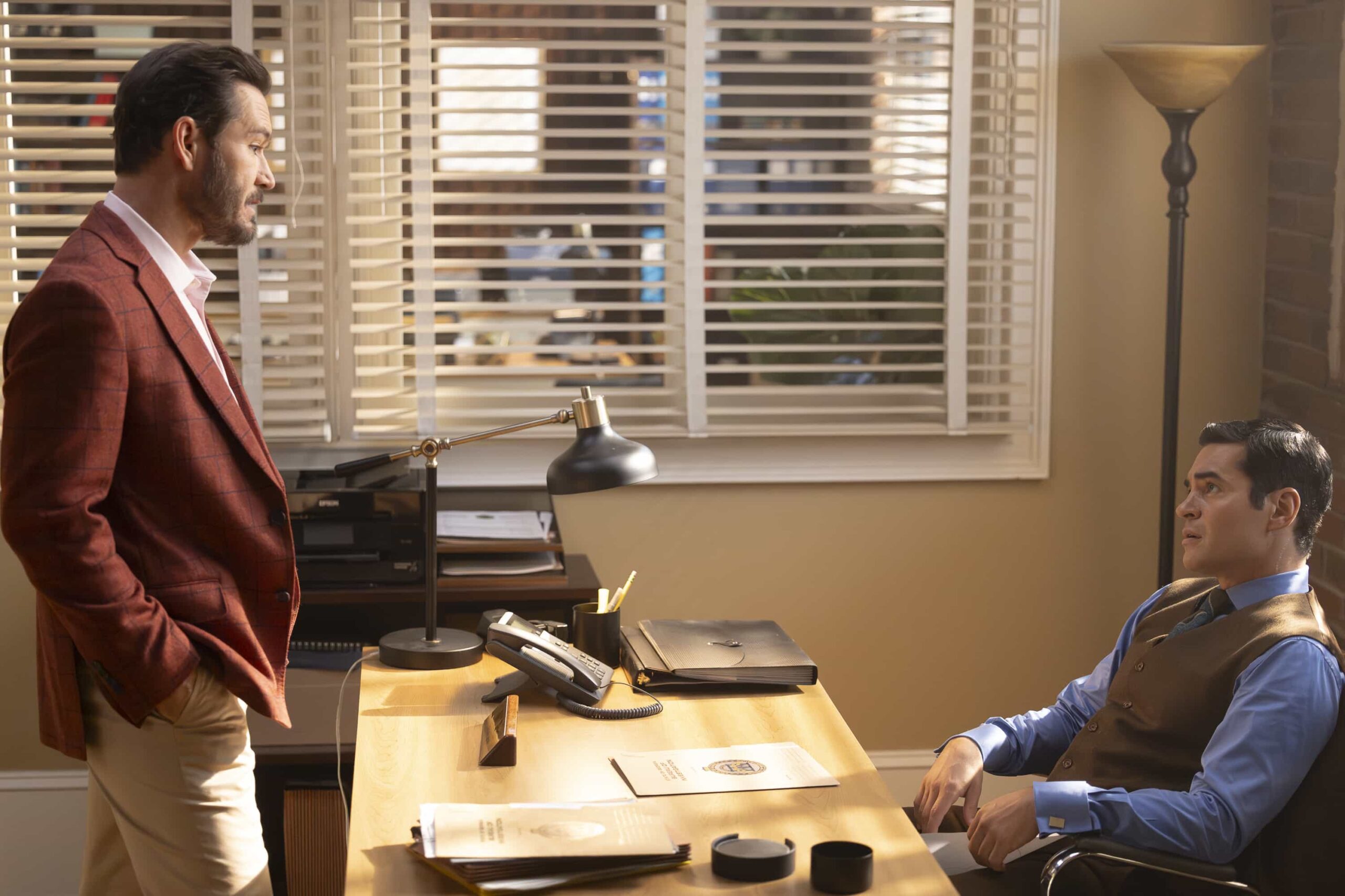 WILL TRENT Season 4 Episode 7 - “CALL PAUL” - A chilling suburban murder pushes Will and Faith into the mind of a meticulous killer. As his empathy edges toward obsession, the return of Paul Campano, his volatile former foster brother, threatens to unravel both the case and Will’s inner balance. TUESDAY, FEB. 17 (8:00-9:00 p.m. EST) on ABC. (Disney/Matt Miller) 
MARK-PAUL GOSSELAAR, RAMÓN RODRIGUEZ