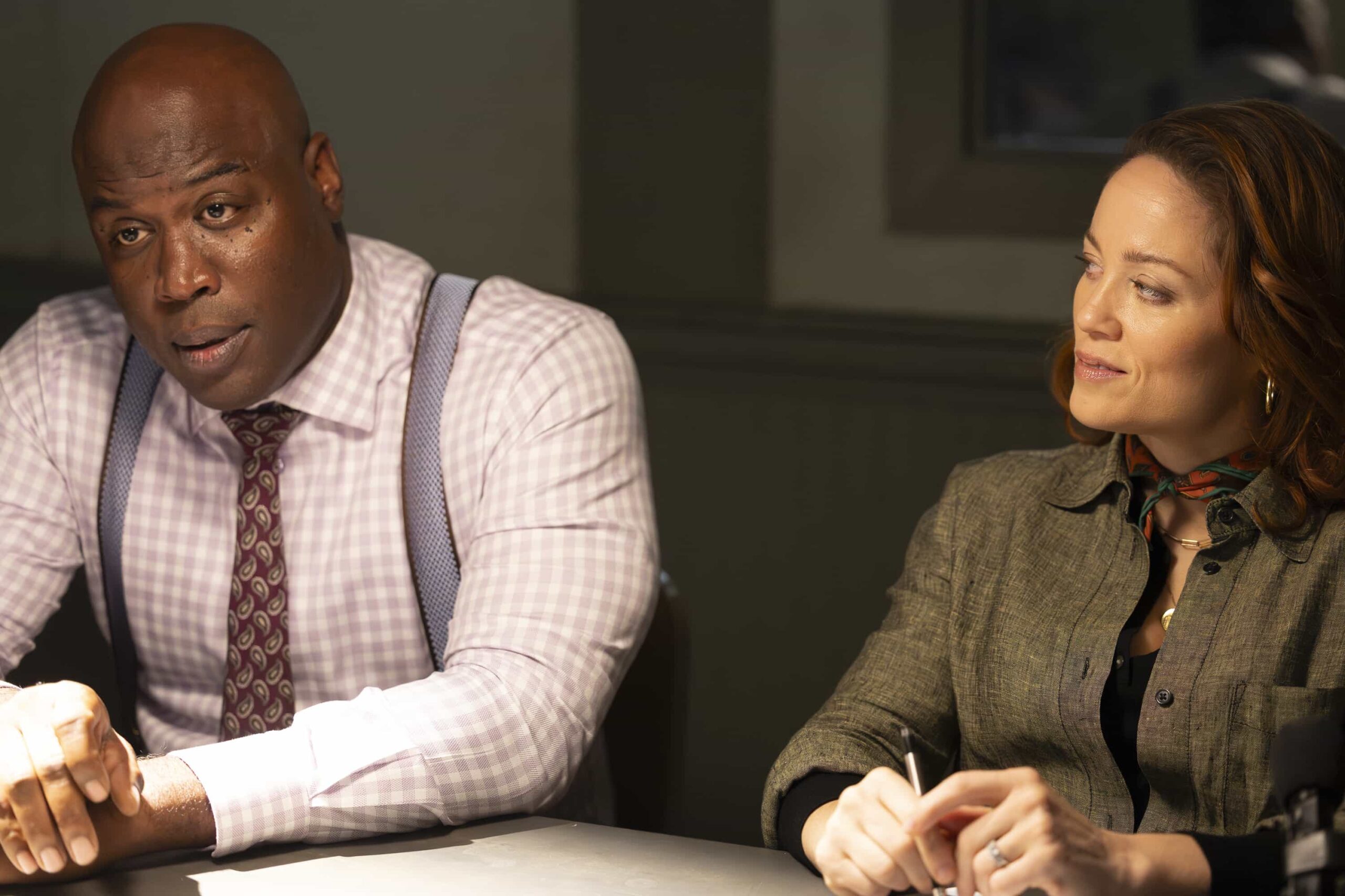 WILL TRENT - “CALL PAUL” - A chilling suburban murder pushes Will and Faith into the mind of a meticulous killer. As his empathy edges toward obsession, the return of Paul Campano, his volatile former foster brother, threatens to unravel both the case and Will’s inner balance. TUESDAY, FEB. 17 (8:00-9:00 p.m. EST) on ABC. (Disney/Matt Miller) 
KEVIN DANIELS, ERIKA CHRISTENSEN