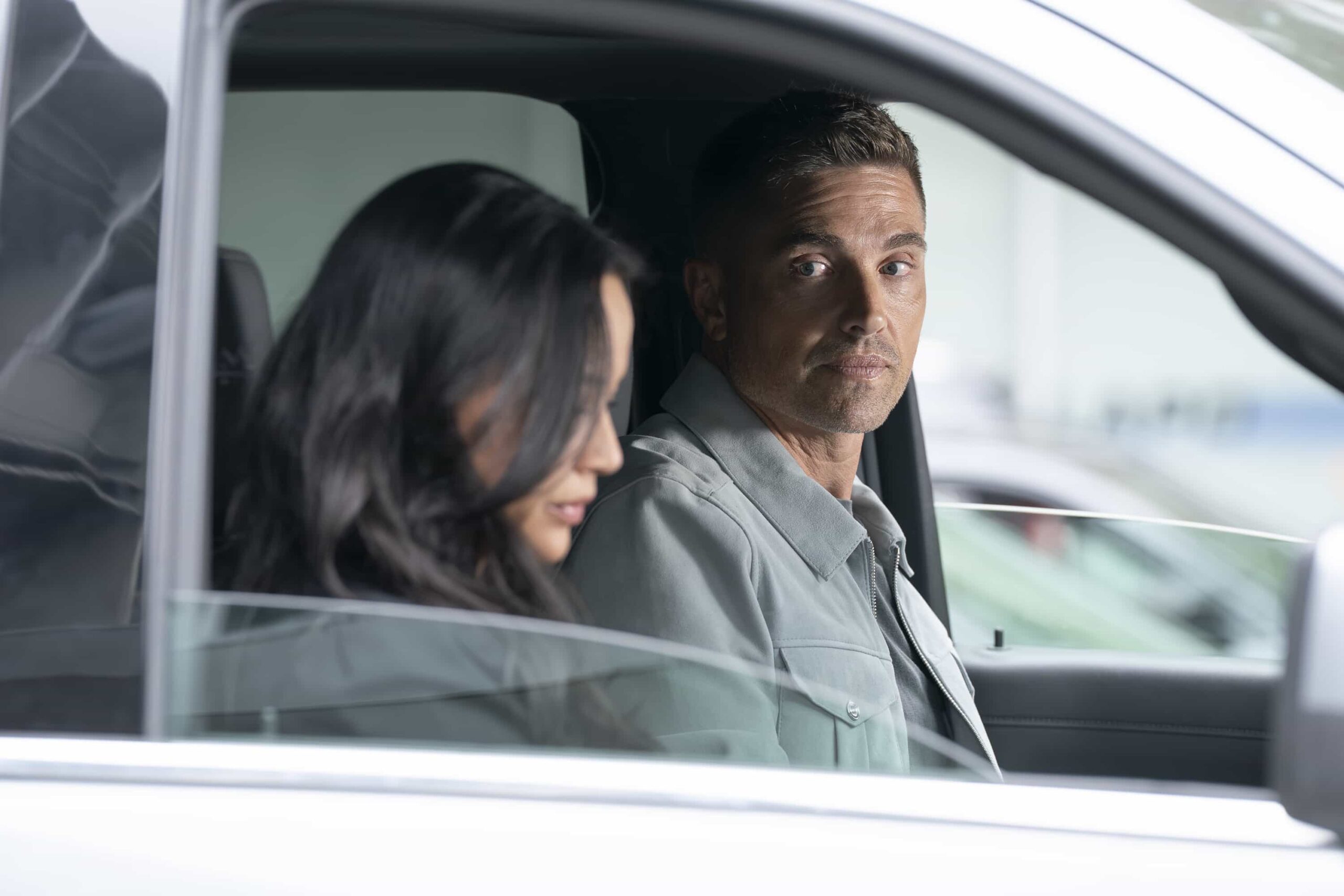 THE ROOKIE - “Grand Theft Aircraft” - Nolan and Garza lead a high-stakes operation that quickly goes south. Lucy and Tim navigate their relationship when an unexpected visitor shows up. Meanwhile, the team conducts a citywide search for a suspect. MONDAY, FEB. 23 (10:00-11:00 p.m. EST) on ABC. (Disney/Mike Taing) 
MELISSA O’NEIL, ERIC WINTER