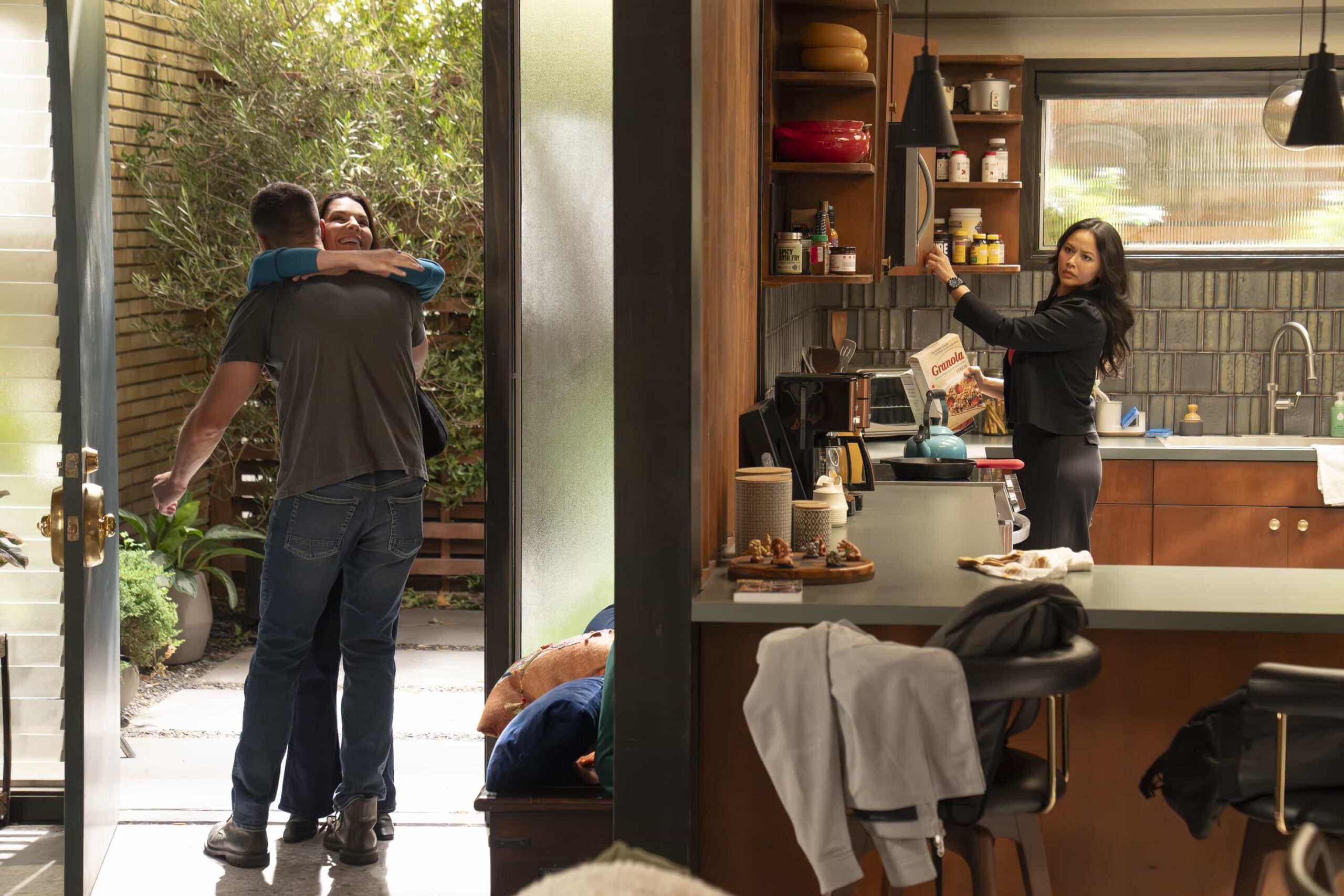 THE ROOKIE - “Grand Theft Aircraft” - Nolan and Garza lead a high-stakes operation that quickly goes south. Lucy and Tim navigate their relationship when an unexpected visitor shows up. Meanwhile, the team conducts a citywide search for a suspect. MONDAY, FEB. 23 (10:00-11:00 p.m. EST) on ABC. (Disney/Mike Taing) 
SELA WARD, MELISSA O’NEIL