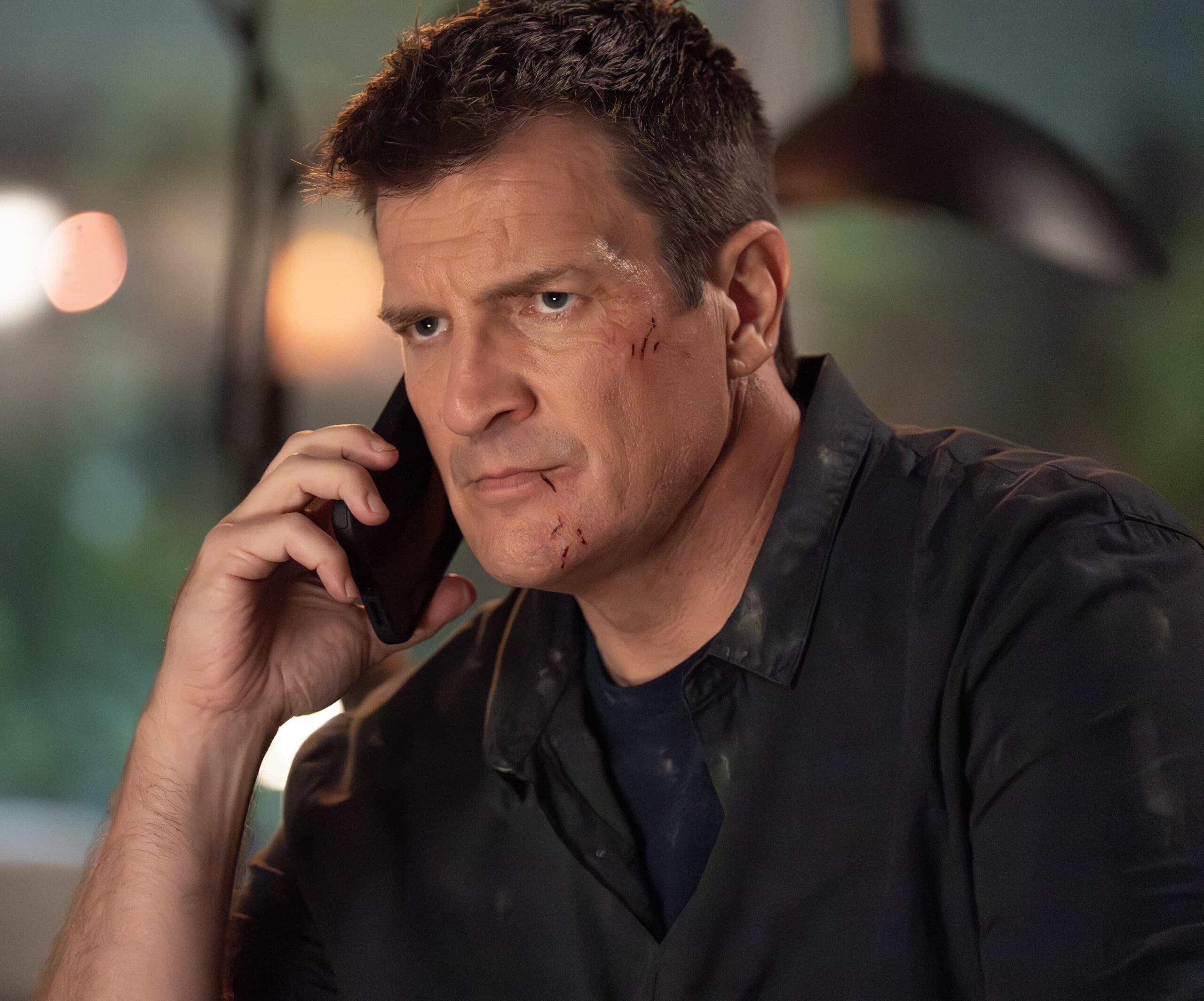 THE ROOKIE Season 8 Episode 8 - “Grand Theft Aircraft” - Nolan and Garza lead a high-stakes operation that quickly goes south. Lucy and Tim navigate their relationship when an unexpected visitor shows up. Meanwhile, the team conducts a citywide search for a suspect. MONDAY, FEB. 23 (10:00-11:00 p.m. EST) on ABC. (Disney/Mike Taing) 
NATHAN FILLION