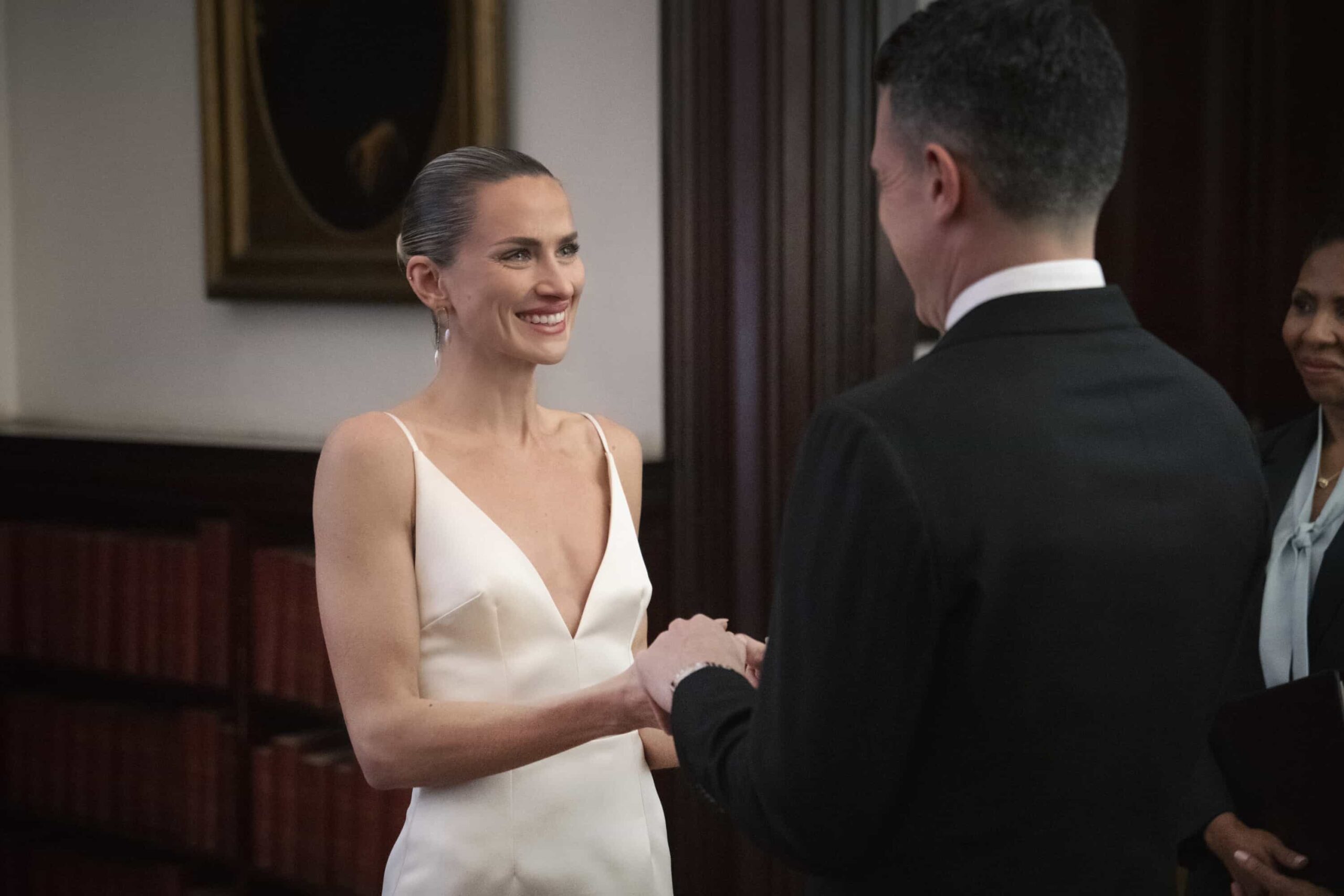 “Confetti” – When an undercover operation being led by Special Agent Nina Chase (guest star Shantel VanSanten) goes sideways, the team works together to flip their only witness to help them hunt down a rip crew at a cartel wedding. The aftermath leads Nina and Scola to realize they are ready to tie the knot, on FBI, Monday, Feb. 23 (9:00-10:00 PM, ET/PT). Pictured: Shantel VanSanten as Special Agent Nina Chase. Photo: Bennett Raglin/CBS ©2026 CBS Broadcasting, Inc. All Rights Reserved.