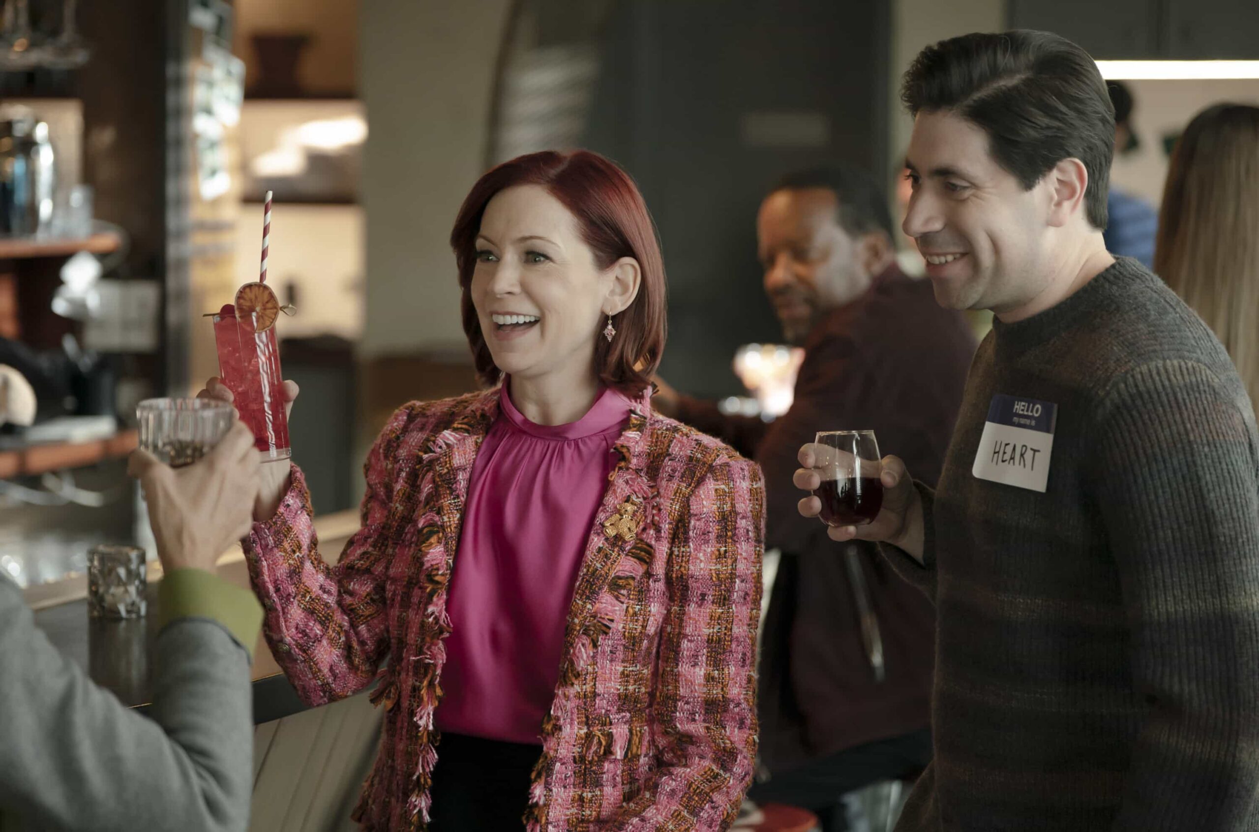 “Ol’Man Liver” – Elsbeth battles a wealthy biohacker (Hamish Linklater) who will do anything to stay young, including an extreme diet, vigorous exercise, and murder, on ELSBETH, Thursday, Feb. 26 (10:00-11:00 PM, ET/PT) on the CBS Television Network and streaming on Paramount+   Pictured (L-R):  Carrie Preston as Elsbeth Tascioni and Danny Jolles as Cord  Photo: Michael Parmelee/CBS ©2025 CBS Broadcasting, Inc. All Rights Reserved.