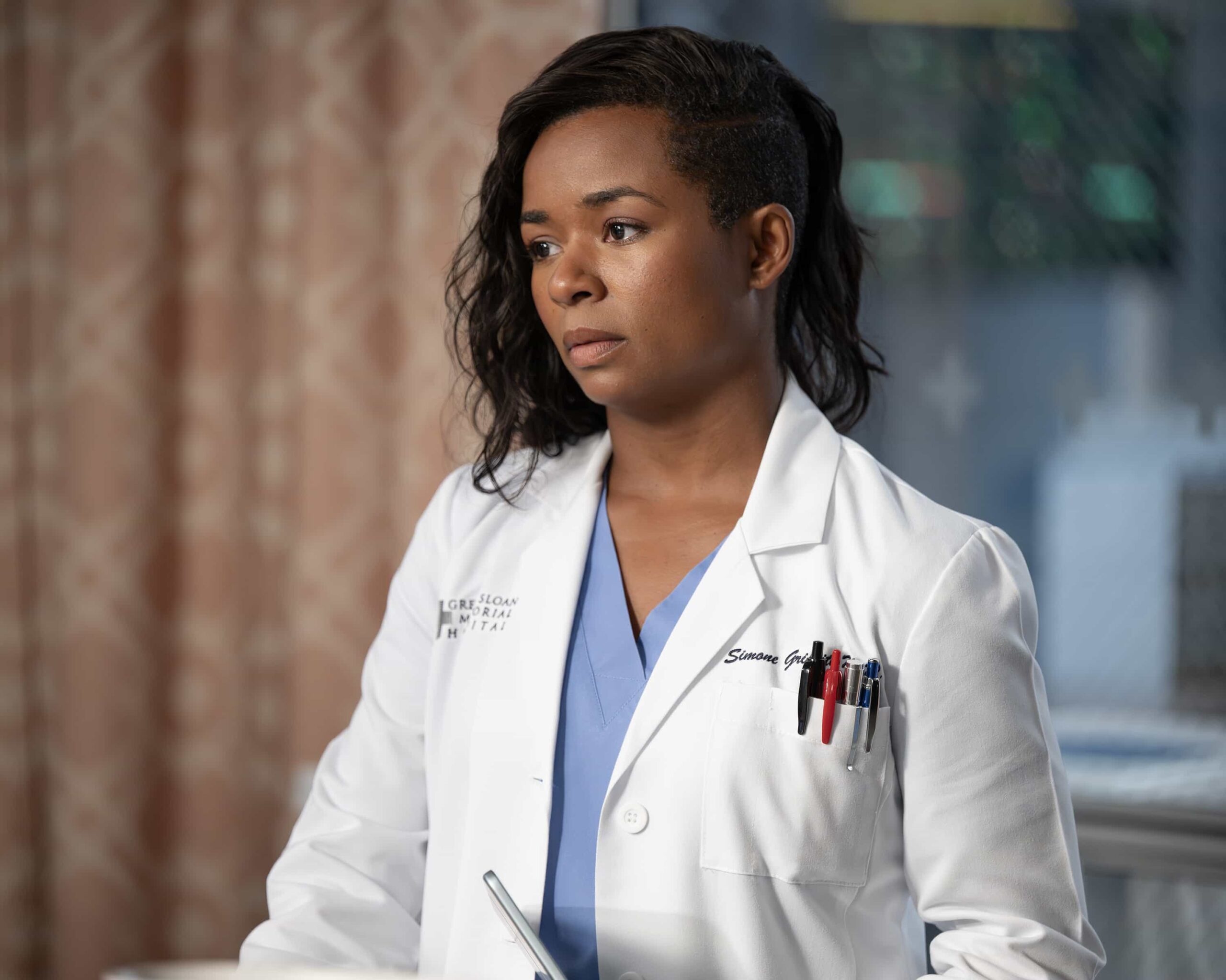 GREY’S ANATOMY - “(If You Want It) Do It Yourself” - Teddy and Winston clash over a case, while Owen and Jules treat a urologist. Lucas struggles with prioritizing patients. THURSDAY, FEB. 26 (10:00-11:00 p.m. EST) on ABC. (Disney/Anne Marie Fox) 
ALEXIS FLOYD