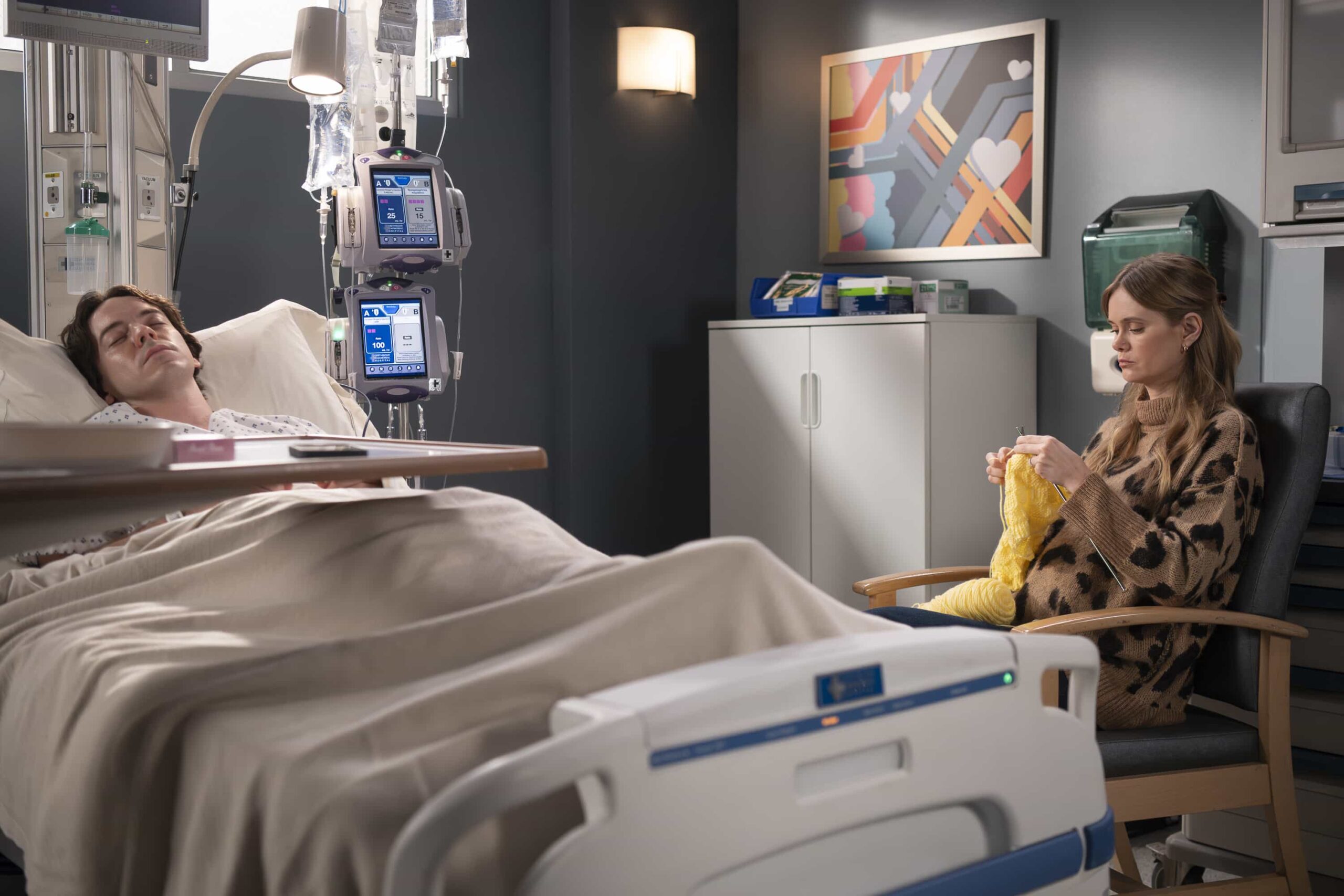 GREY’S ANATOMY - “(If You Want It) Do It Yourself” - Teddy and Winston clash over a case, while Owen and Jules treat a urologist. Lucas struggles with prioritizing patients. THURSDAY, FEB. 26 (10:00-11:00 p.m. EST) on ABC. (Disney/Anne Marie Fox) 
CONNOR PRICE, SARA PAXTON