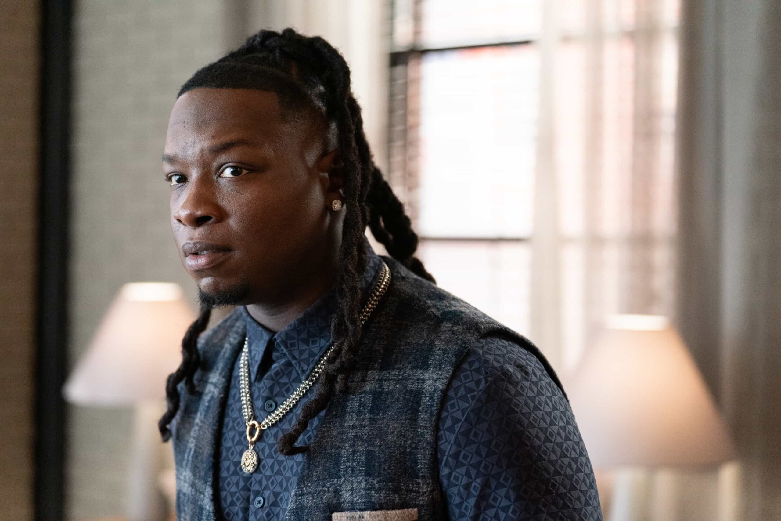 "The Fall Out" -- Coverage of the CBS Original Series TRACKER, scheduled to air on the CBS Television Network.  Pictured: Chris Lee as Randy. Photo: Darko Sikman/CBS ©2025 CBS Broadcasting, Inc. All Rights Reserved.