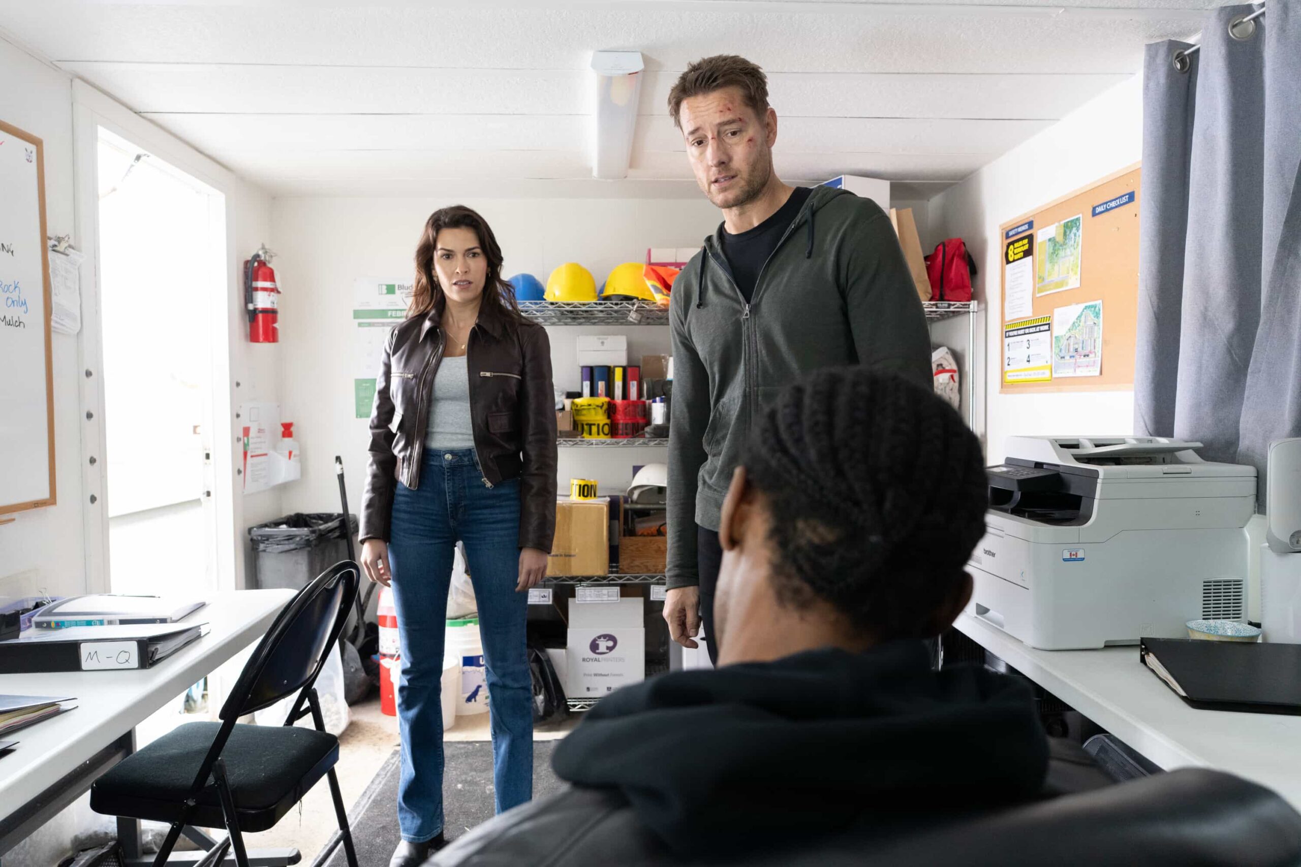 "The Fall Out" -- Coverage of the CBS Original Series TRACKER, scheduled to air on the CBS Television Network. Photo: Colin Bentley/CBS ©2025 CBS Broadcasting, Inc. All Rights Reserved.