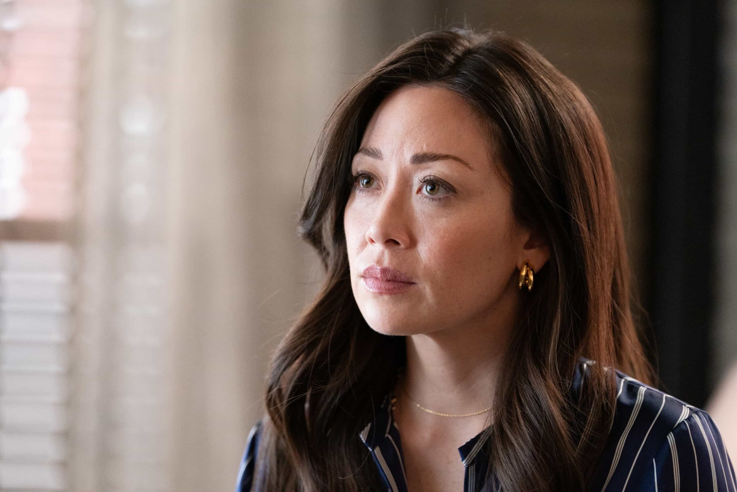 "The Fall Out" -- Coverage of the CBS Original Series TRACKER, scheduled to air on the CBS Television Network.  Pictured: Fiona Rene as Reenie. Photo: Darko Sikman/CBS ©2025 CBS Broadcasting, Inc. All Rights Reserved.