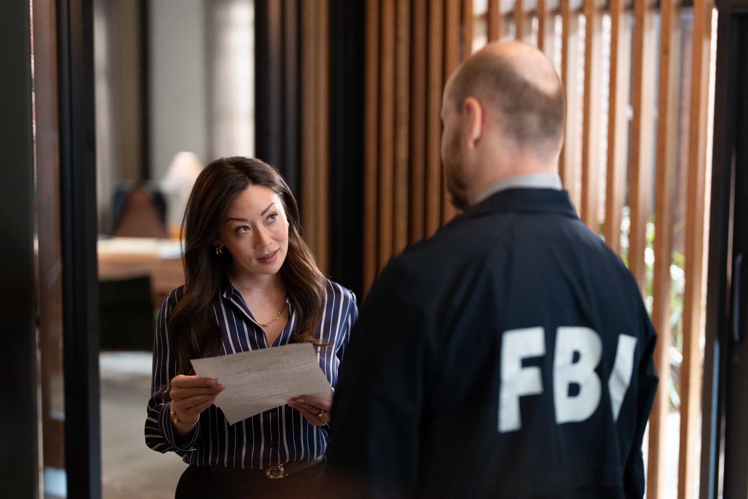 "The Fall Out" -- Coverage of the CBS Original Series TRACKER, scheduled to air on the CBS Television Network.  Pictured: Fiona Rene as Reenie. Photo: Darko Sikman/CBS ©2025 CBS Broadcasting, Inc. All Rights Reserved.