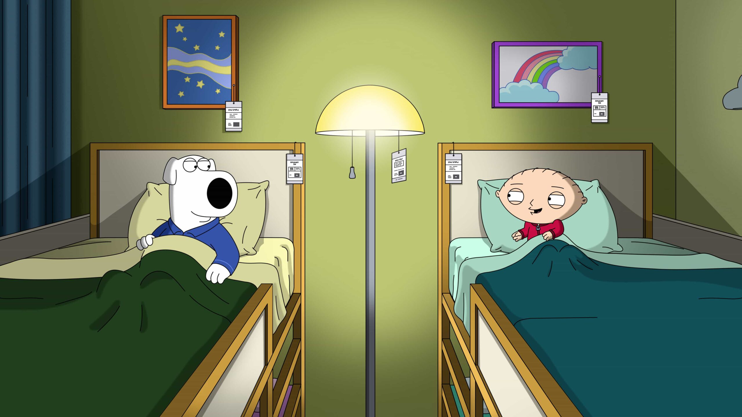 FAMILY GUY Season 24 Episode 4 : Meg pursues an unlikely friendship with an NFL great; Stewie and Brian host a dinner party at a?home furnishing?store in the all-new "Bringing Up Brady" episode of Family Guy airing Sunday, March 1 (8:00-8:31 PM ET/PT) on FOX. FAMILY GUY © 2026 by 20th Television