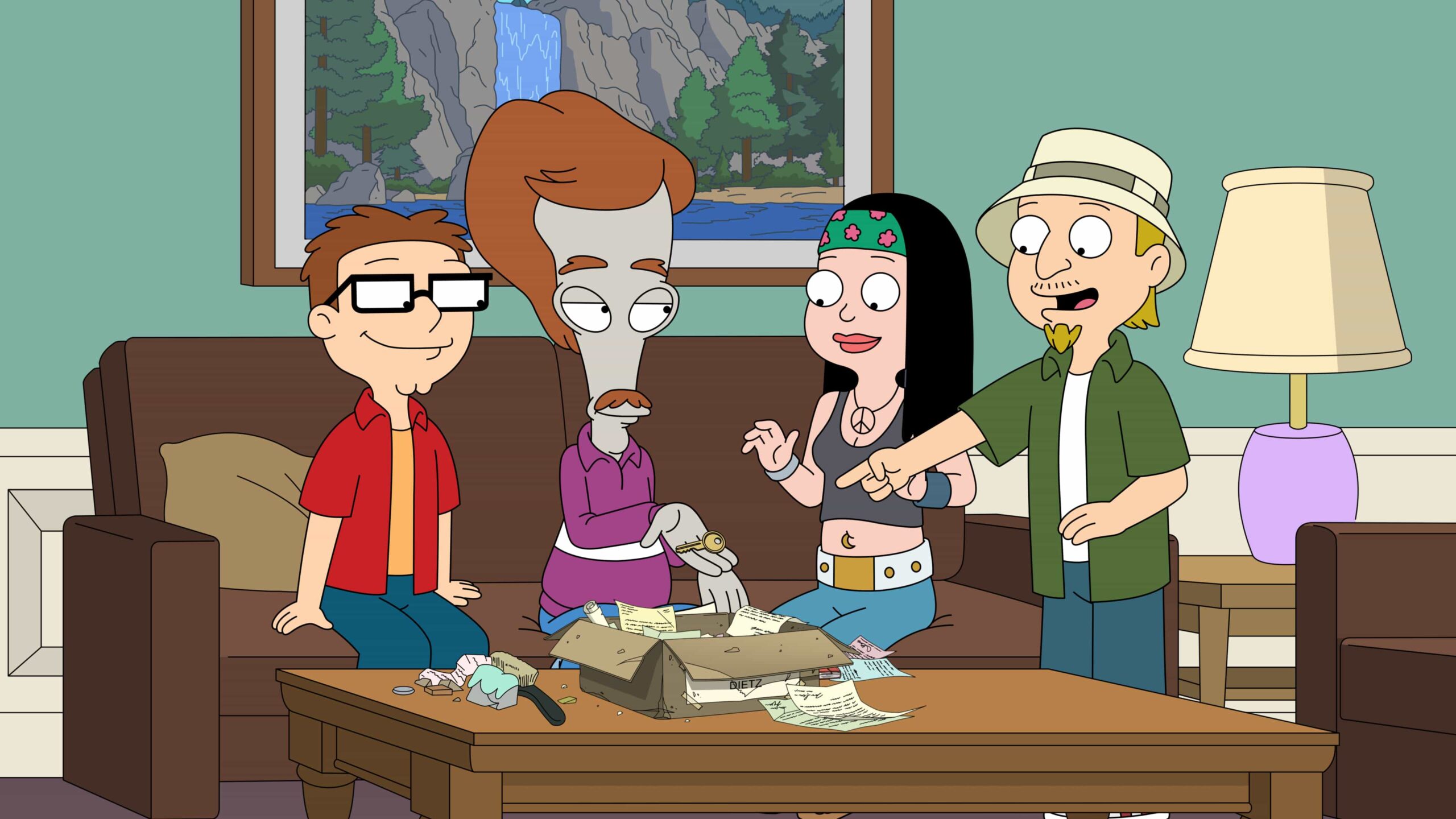 AMERICAN DAD Season 20 Episode 2 : Stan struggles to appreciate Francine's niche interest in flume rides in the all-new "The Flume Room" episode of AMERICAN DAD airing Sunday, Mar. 1 (9:00-9:30 PM ET/PT) on FOX. AMERICAN DAD © 2026 by 20th Television
