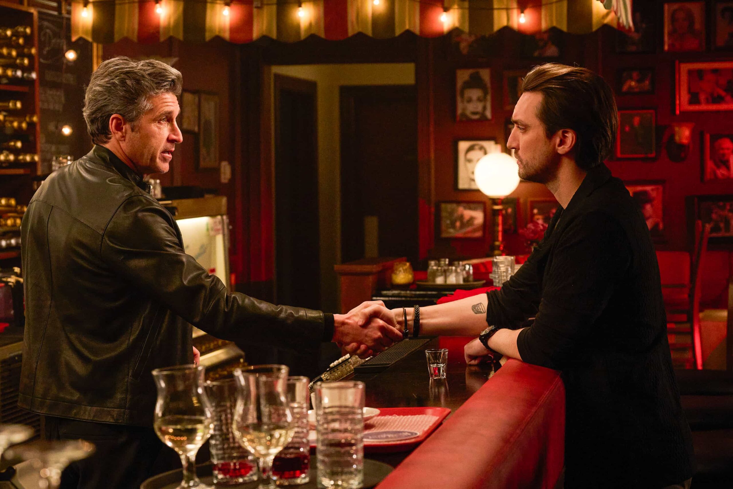 MEMORY OF A KILLER: L-R: Patrick Dempsey and Richard Harmon in the "Uncle Jacob" episode of MEMORY OF A KILLER airing Monday, Mar. 2 (9:00-10:00 PM ET/PT). © 2026 Fox Media LLC. CR: Christos Kalohoridis / FOX.