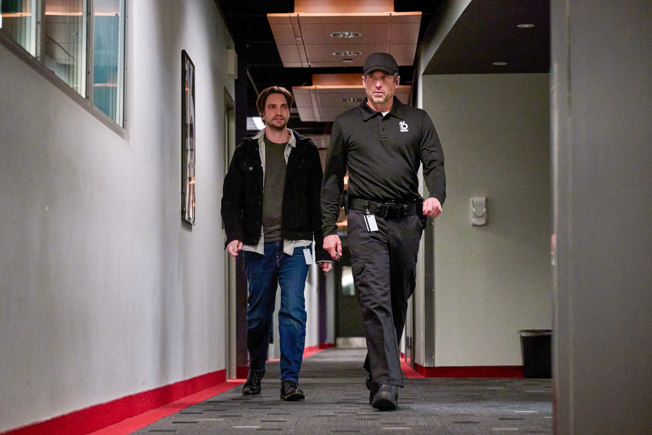 MEMORY OF A KILLER: L-R: Richard Harmon and Patrick Dempsey in the "Uncle Jacob" episode of MEMORY OF A KILLER airing Monday, Mar. 2 (9:00-10:00 PM ET/PT). © 2026 Fox Media LLC. CR: Christos Kalohoridis / FOX.