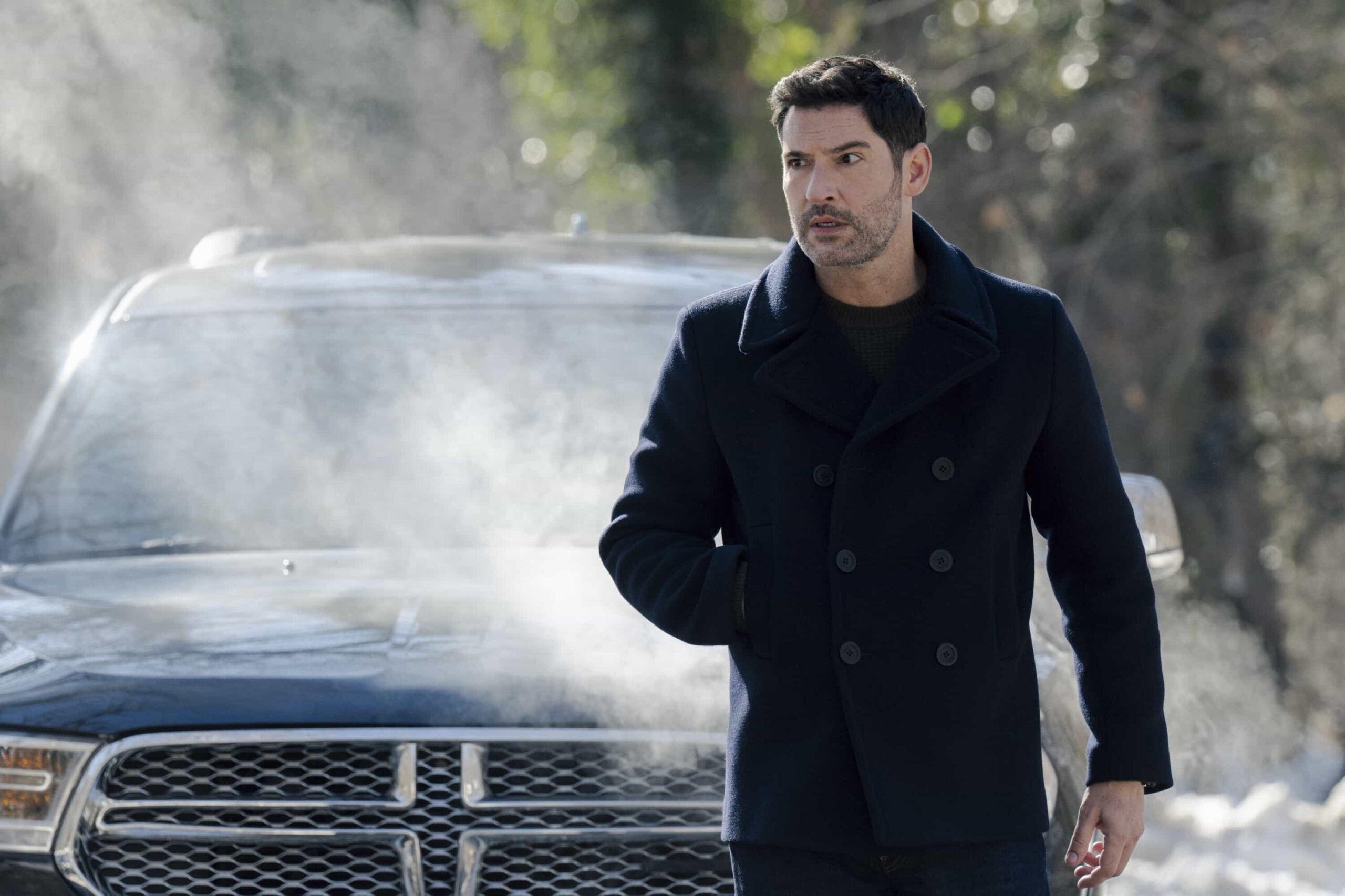 CIA Season 1 Episode 2 Picture “Fatal Defect” – When a known smuggler is flagged at the New York border with unidentified cargo, Colin and Bill head upstate to track. To find this smuggler, they must enlist the help of a foreign intelligence officer looking to defect, on CIA, Monday, March 2 (10:00-11:00 PM, ET/PT). Pictured: Tom Ellis as CIA Case Officer Colin Glass.  Photo: Mark Schafer/CBS ©2026 CBS Broadcasting, Inc. All Rights Reserved.