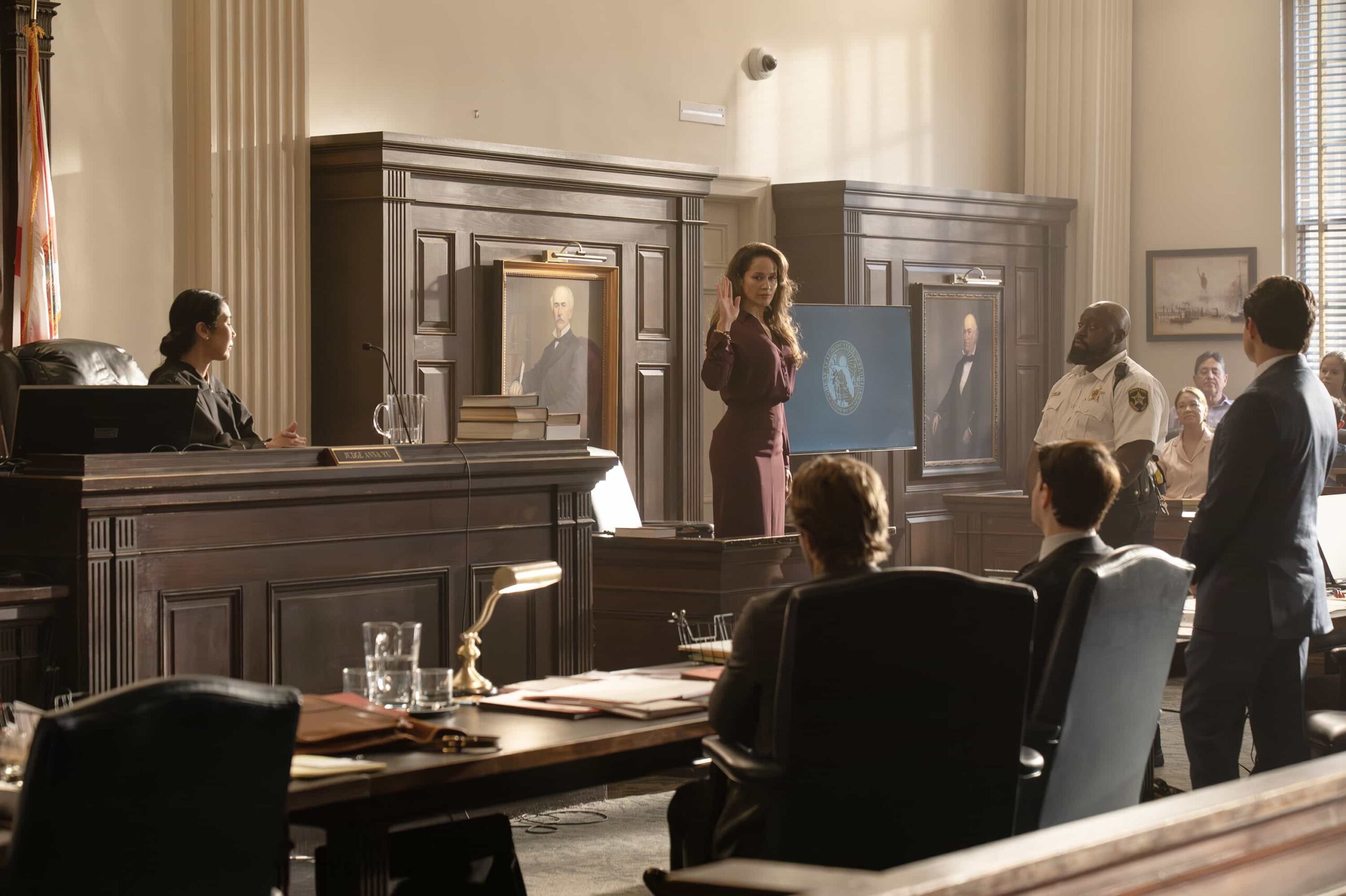 This image has an empty alt attribute; its file name is 180315_0522-scaled.jpg
RJ DECKER - “Pilot” - Ex-con photographer RJ Decker becomes a PI in South Florida, solving strange cases with help from his journalist ex, her cop wife, and an enigmatic woman from his past who may help or destroy him. Tuesday, MARCH 3 (10:00-11:00 p.m. EST) on ABC. (Disney/John Merrick) 
GRACE JUNOT, JAINA LEE ORTIZ, BRIAN DUCKSON