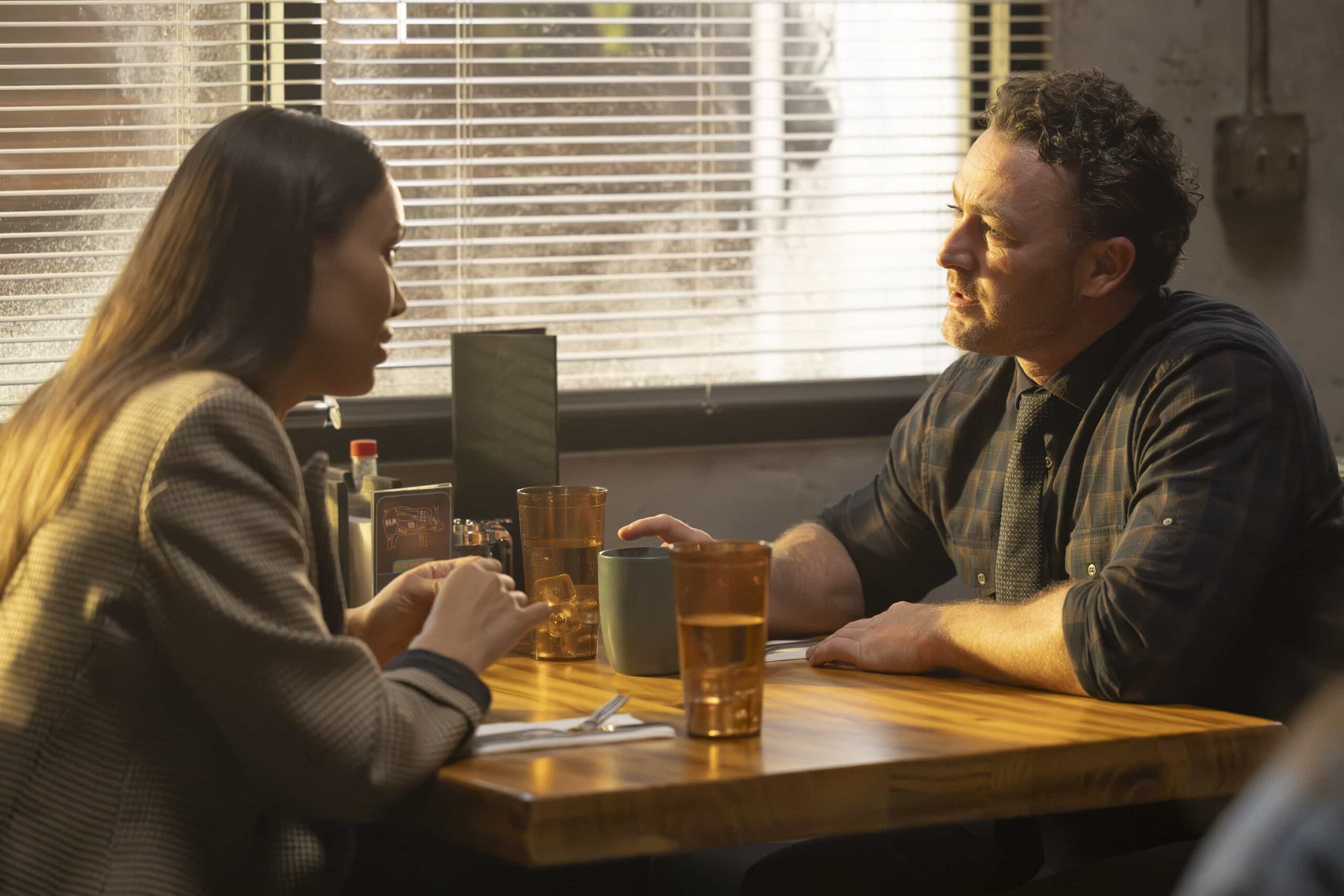 WILL TRENT Season 4 Episode 9 Picture - “It Was A Meat Cute” (Disney/Matt Miller)
ILFENESH HADERA, JAKE MCLAUGHLIN