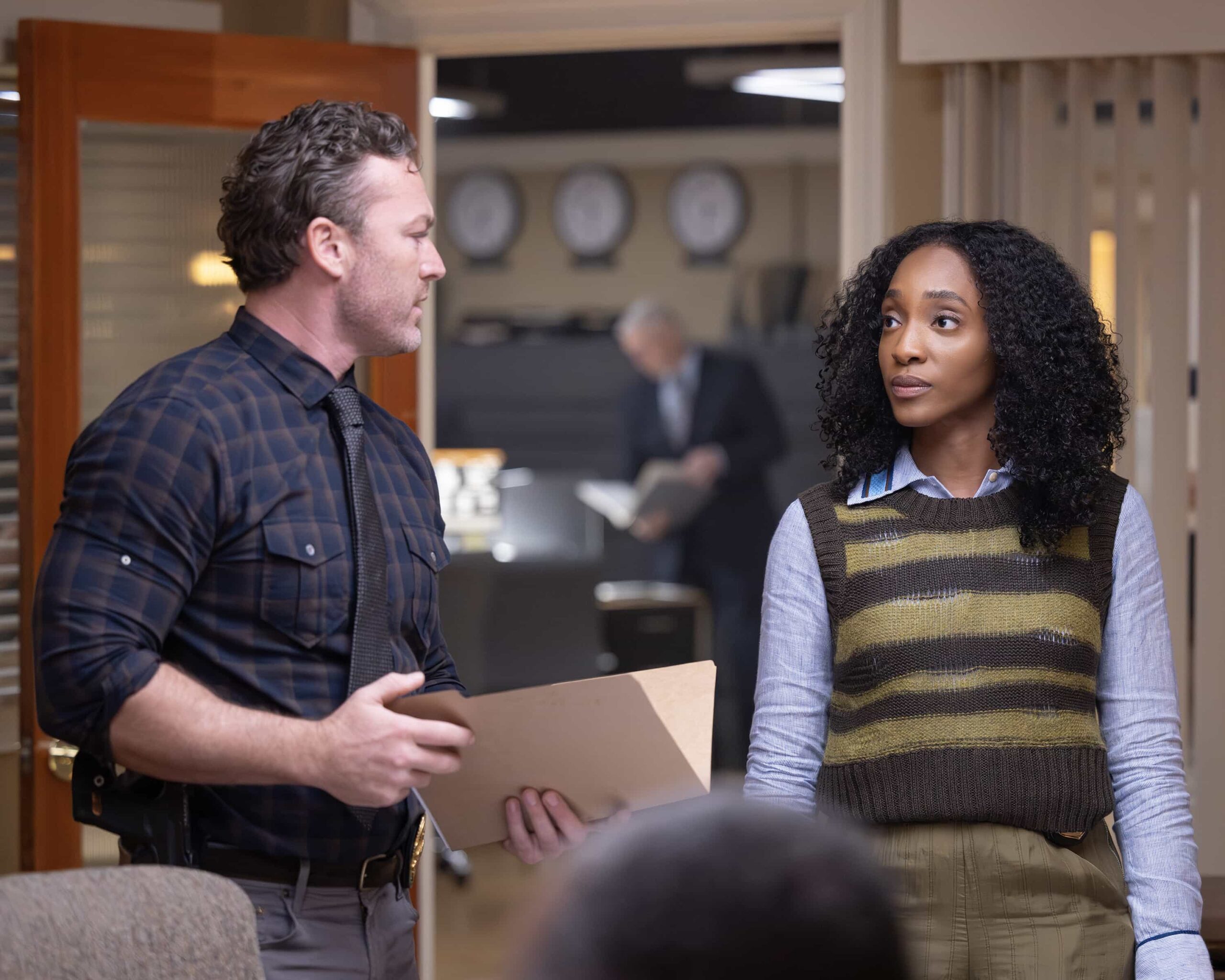 WILL TRENT - “It Was a Meat Cute” - A witness’s shocking confession forces Ormewood, Angie and Faith to race against the clock and reinvestigate a death-row case. Meanwhile, Will and Ava’s dinner date erupts into chaos when she’s followed and accused of theft. TUESDAY, MARCH 3 (8:00-9:00 p.m. EST) on ABC. (Disney/Matt Miller) 
JAKE MCLAUGHLIN, IANTHA RICHARDSON