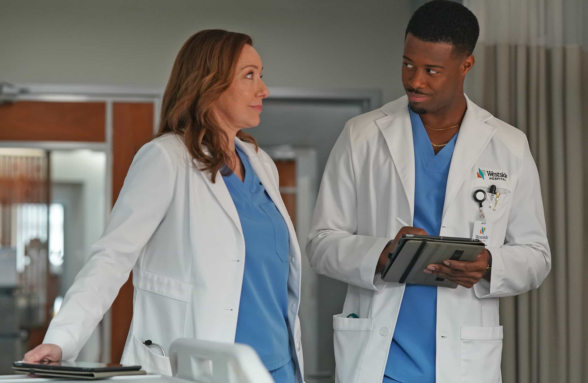 DOC: L-R: Molly Parker and Patrick Walker in the "Best We Can Do" episode of DOC airing Tuesday, Mar. 3 (9:00-10:00 PM ET/PT) on FOX. CR: John Medland/FOX. ©2026 FOX Media LLC.