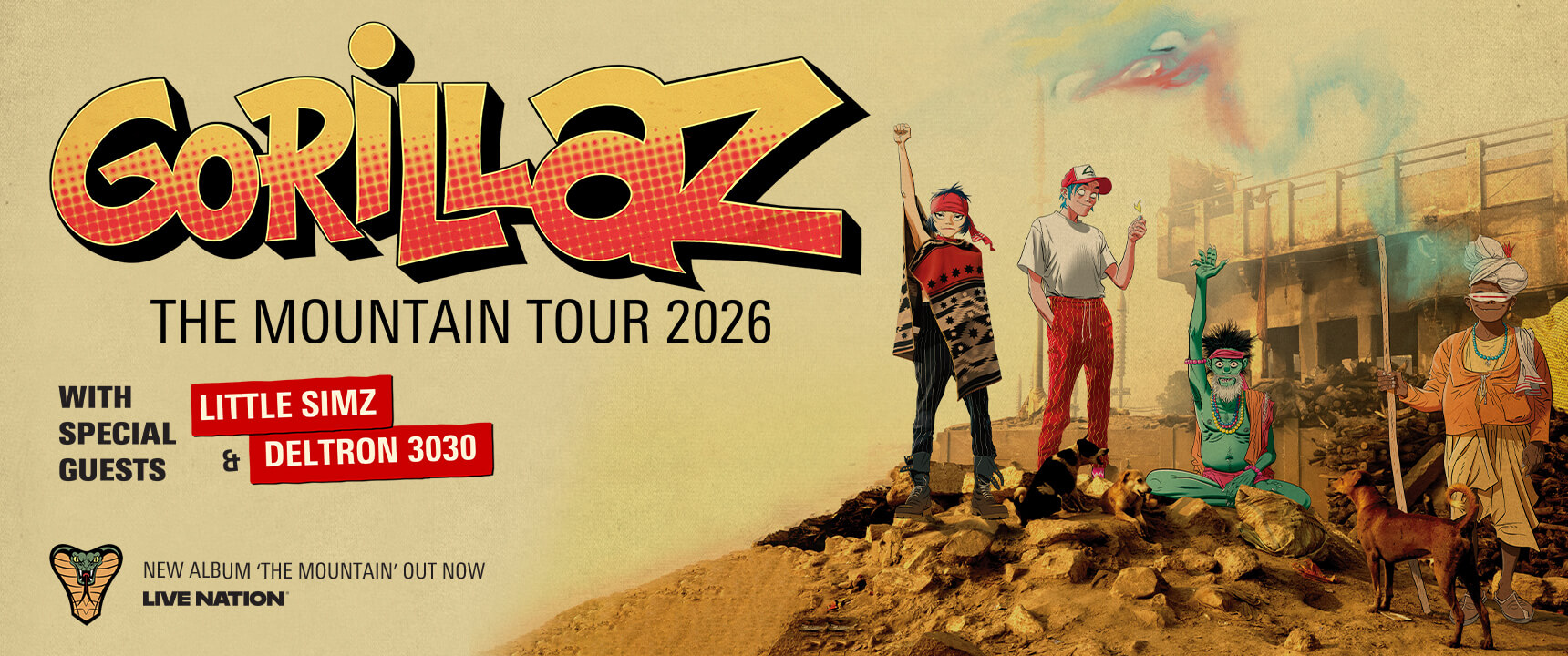 Seat42F 7 Gorillaz 2026 Tour Dates