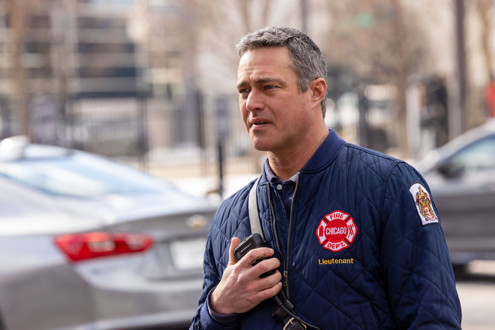 CHICAGO MED Season 11 Episode 13 -- "Reckoning, Part 2" Episode 1113 -- Pictured: Taylor Kinney as Kelly Severide -- (Photo by: George Burns Jr/NBC)