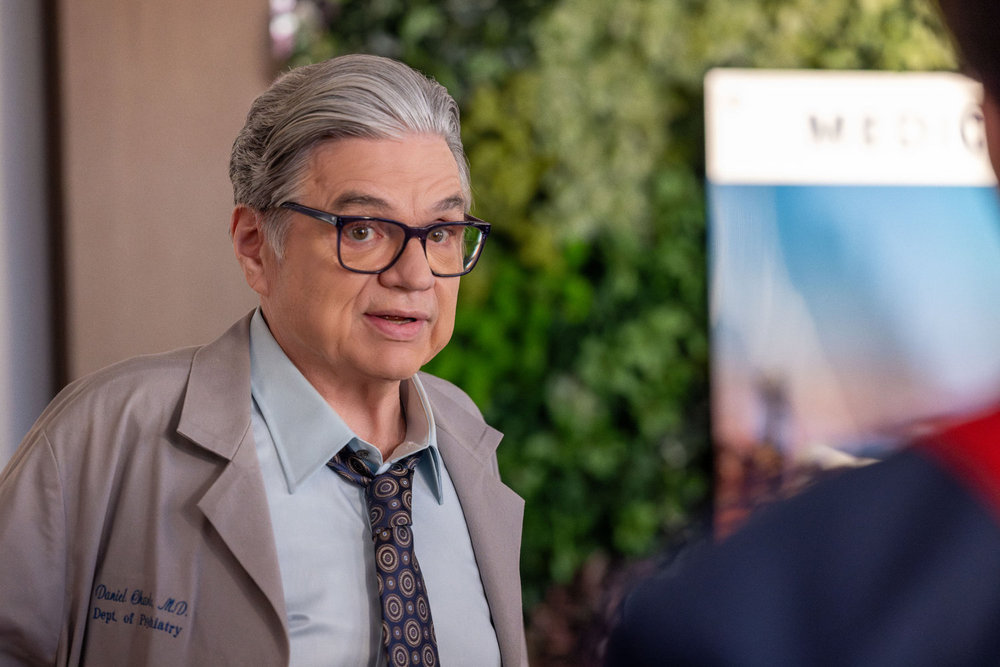 CHICAGO MED Season 11 Episode 13-- "Reckoning, Part 2" Episode 1113 -- Pictured: Oliver Platt as Dr. Daniel Charles -- (Photo by: George Burns Jr/NBC)