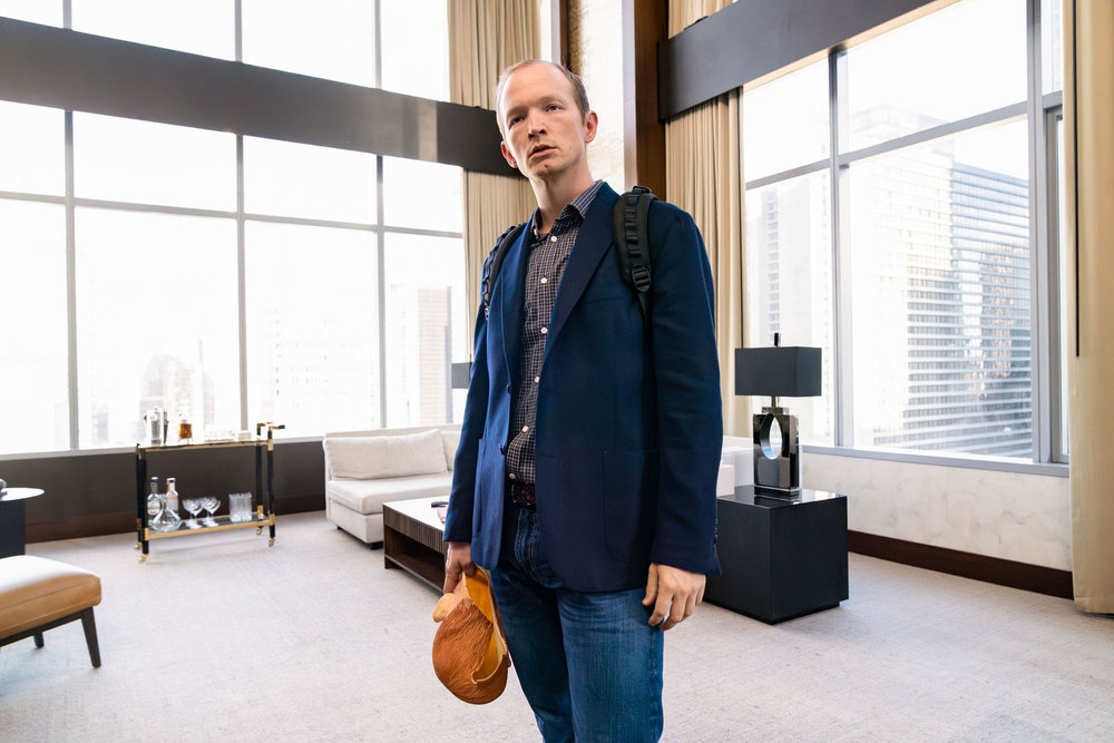 THE HUNTING PARTY Season 2 Episode 6 Promo -- "Lou Kaplan" Episode 206 -- Pictured: Jefferson White as Lou Kaplan -- (Photo by: Ralph Bavaro/NBC)