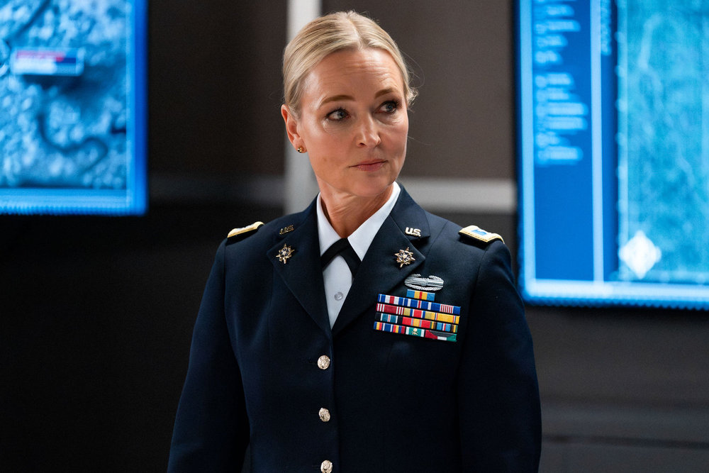 THE HUNTING PARTY -- "Lou Kaplan" Episode 206 -- Pictured: Kari Matchett as Eve Lazarus -- (Photo by: Ralph Bavaro/NBC)