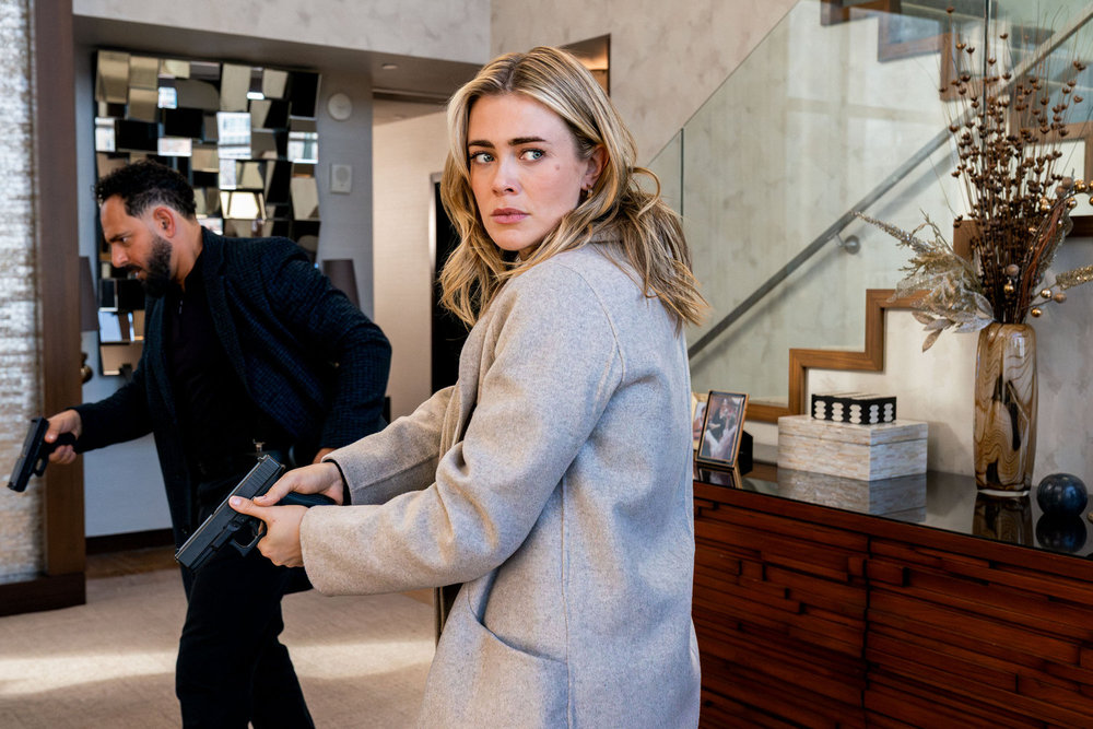 THE HUNTING PARTY -- "Lou Kaplan" Episode 206 -- Pictured: (l-r) Patrick Sabongui as Jacob Hassani, Melissa Roxburgh as Rebecca "Bex" Henderson -- (Photo by: Ralph Bavaro/NBC)