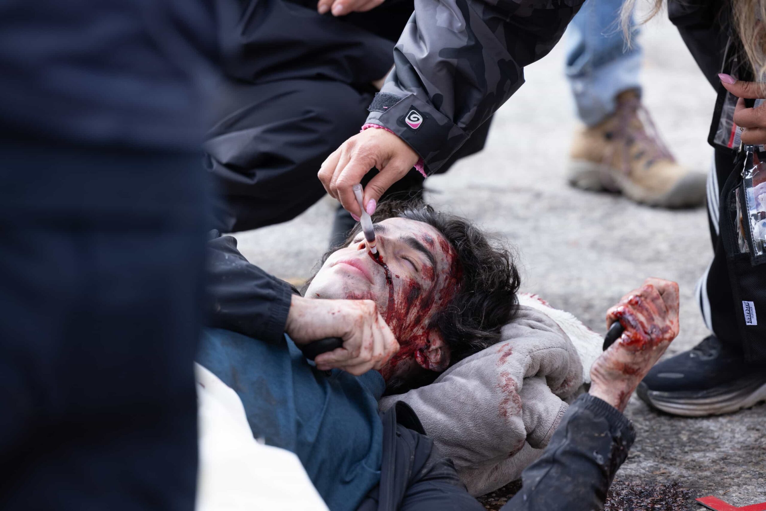 “The Aftermath” – When a courthouse security test ends in a shocking murder, Sheriff Mickey Fox uncovers a dangerous conspiracy reaching deep into Edgewater’s justice system.Pictured: Hunter Cardinal as Theo. Photo: Darren Goldstein/CBS ©2025 CBS Broadcasting, Inc. All Rights Reserved.
