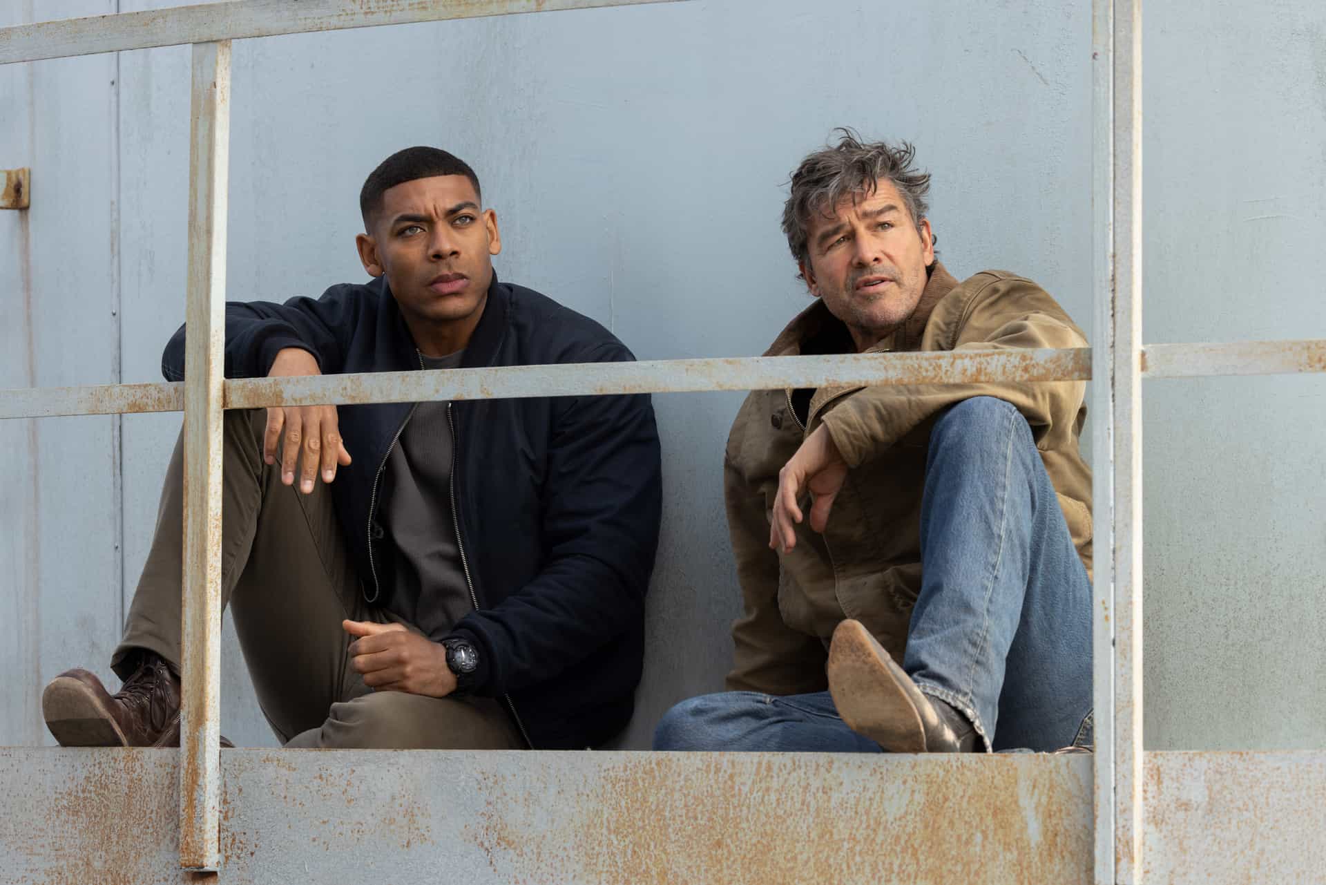 Aaron Pierre, Kyle Chandler Lanterns Season 1 HBO MAX