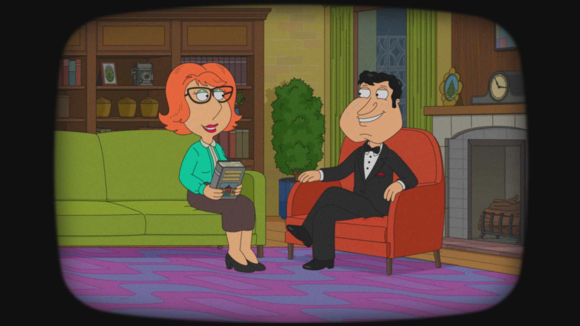 FAMILY GUY Season 24 Episode 6 Image : In this follow up to the "Viewer Mail" episodes, the Griffin family retells The Lord of the Rings,? explains how the Griffins' ancestors arrived in Quahog, and looks back at Quagmire's 1960s variety show in the all-new "Viewer DM's" episode of Family Guy airing Sunday, March 8 (8:00-8:31PM ET/PT) on FOX. FAMILY GUY © 2026 by 20th Television